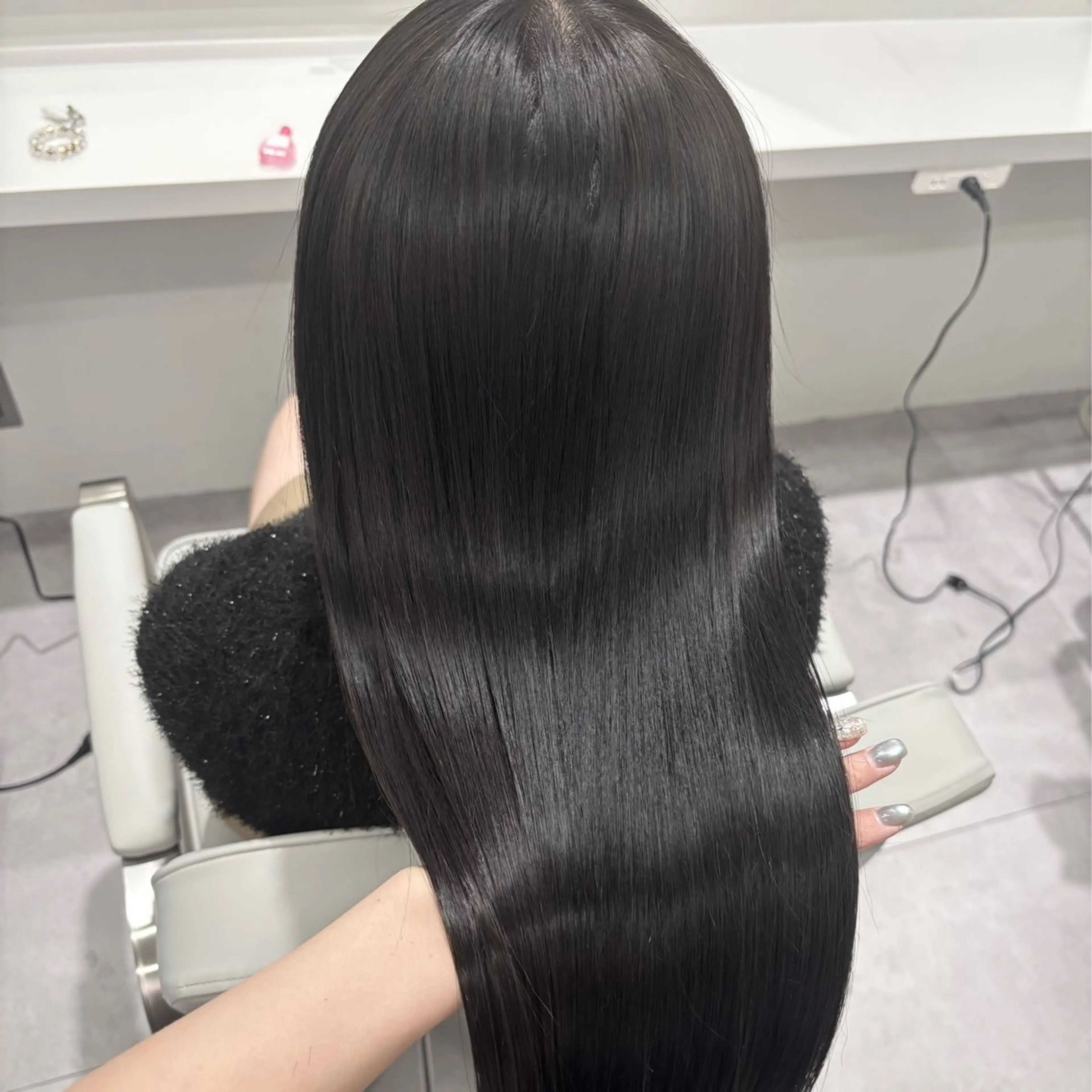 ロング カット 縮毛矯正 トリートメント hina /髪質改善/カラーのヘアスタイル