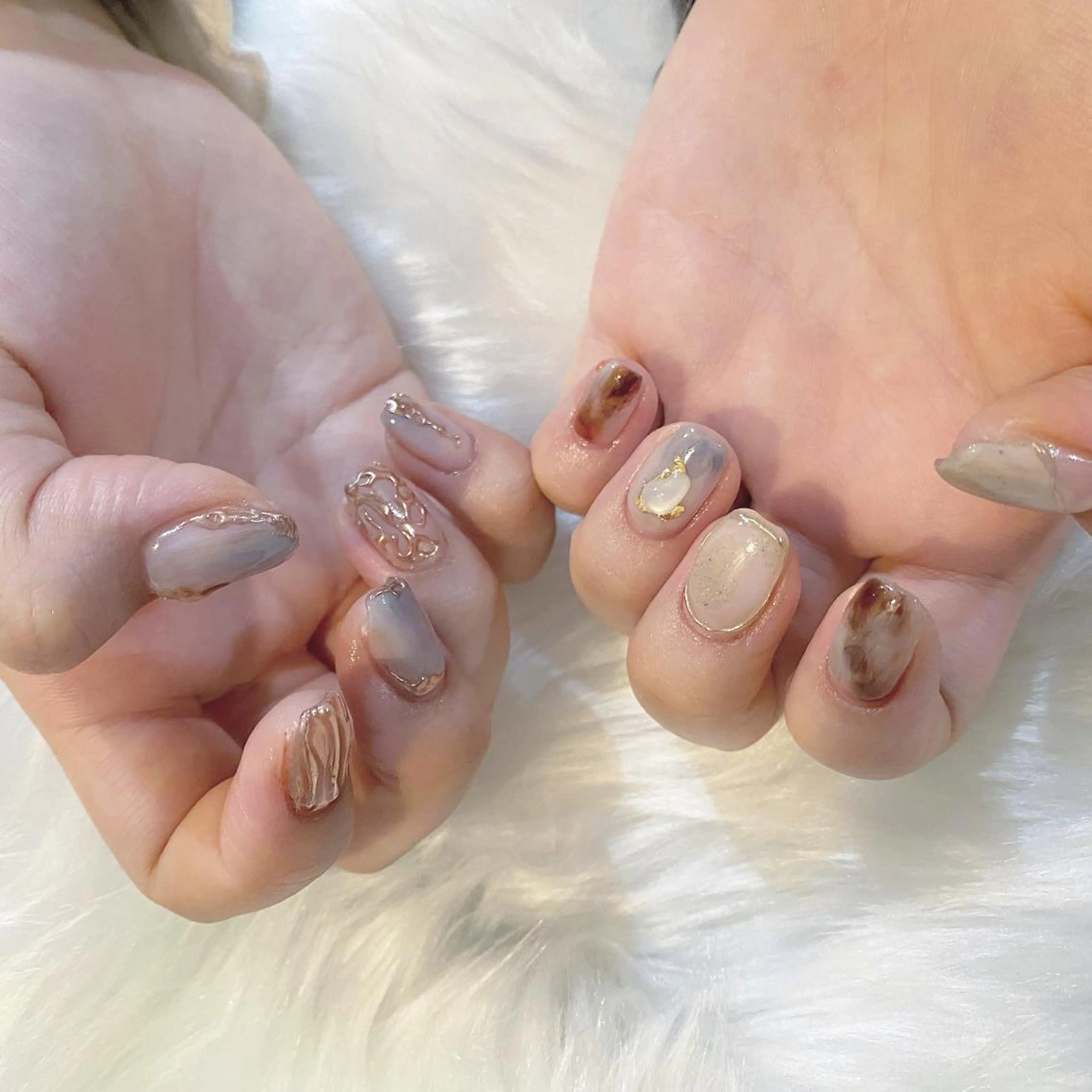 ネイル crystal ⭐︎ colorのネイルデザイン