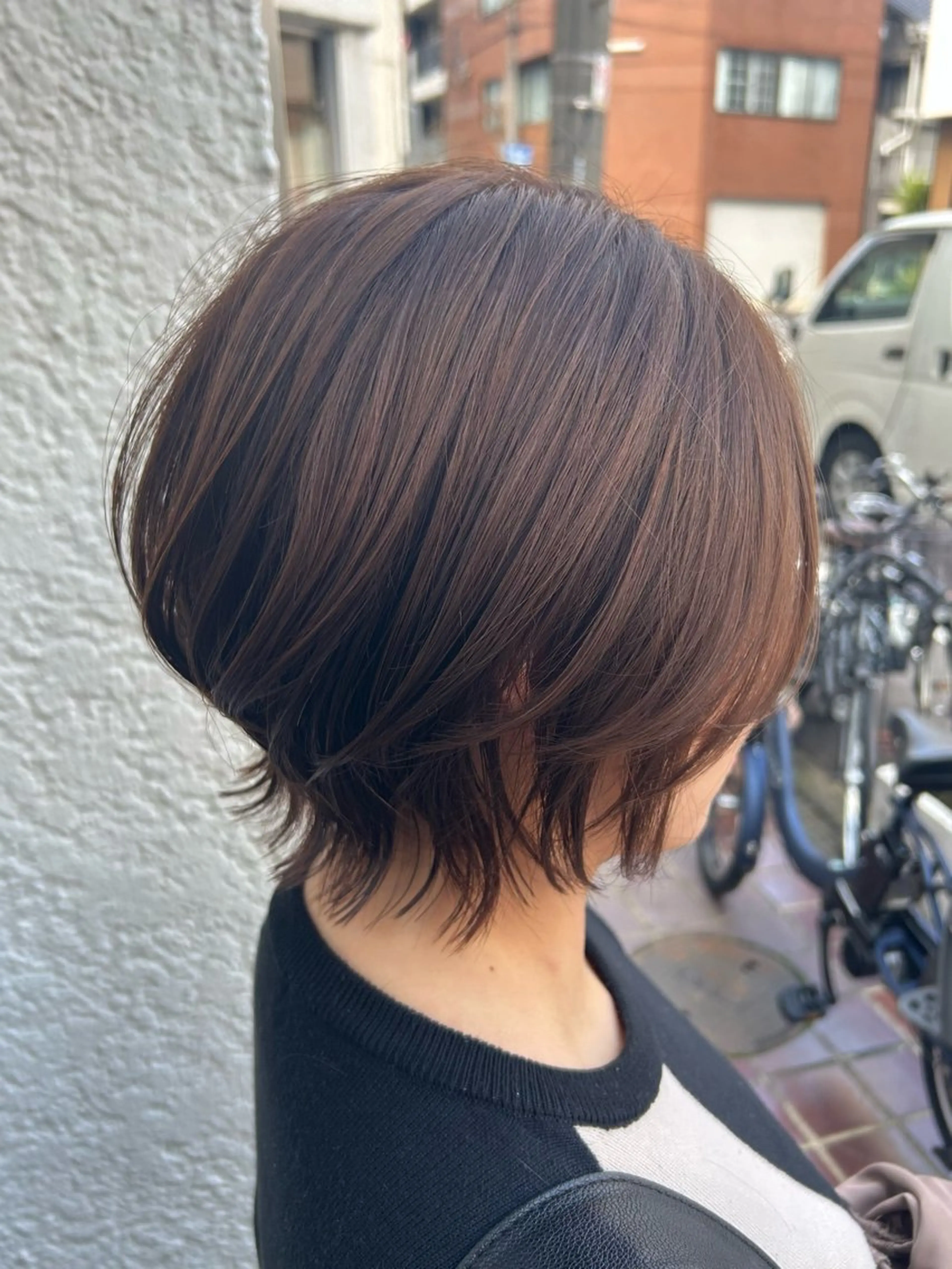 ショート カラー レイヤーカット ショートヘア ウルフカット PEACE by CITA所属・AKIHIRO🔸 骨格診断似合わせのヘアスタイル