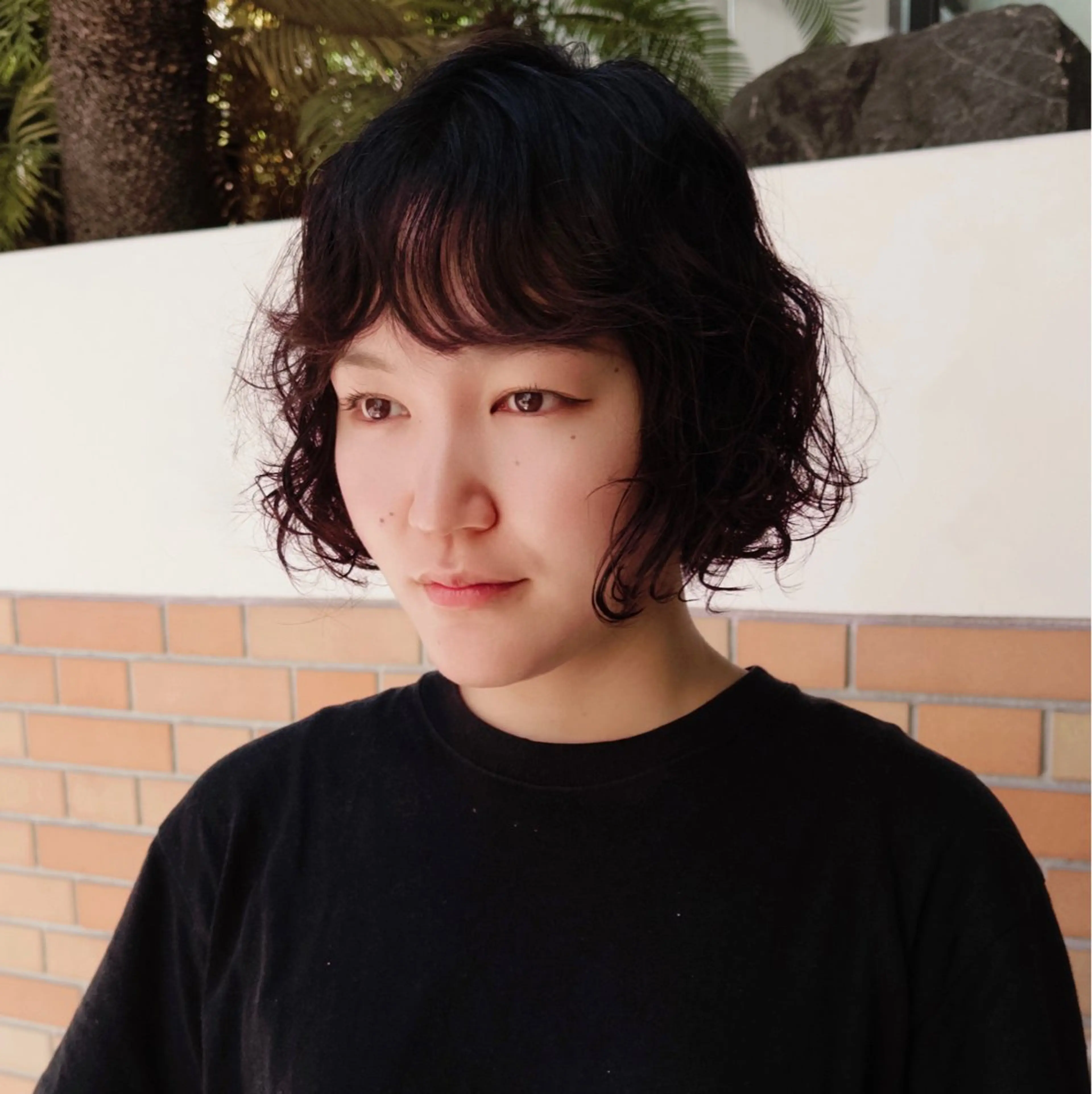 ミディアム パーマ オオバ リュウ /ショート、ボブ推しのヘアスタイル
