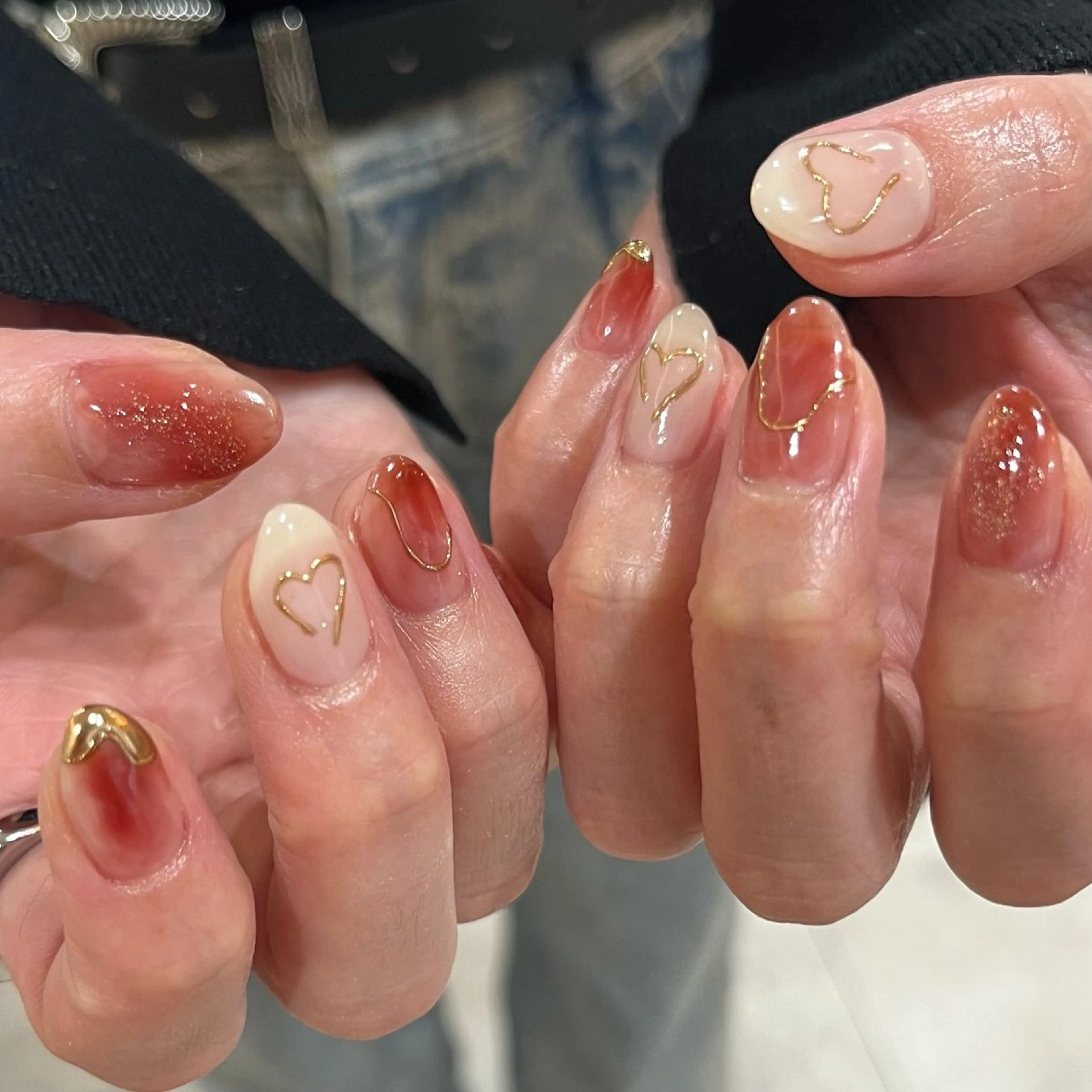 ネイル ハンドネイル shio ♡ 8月分予約受付中のネイルデザイン