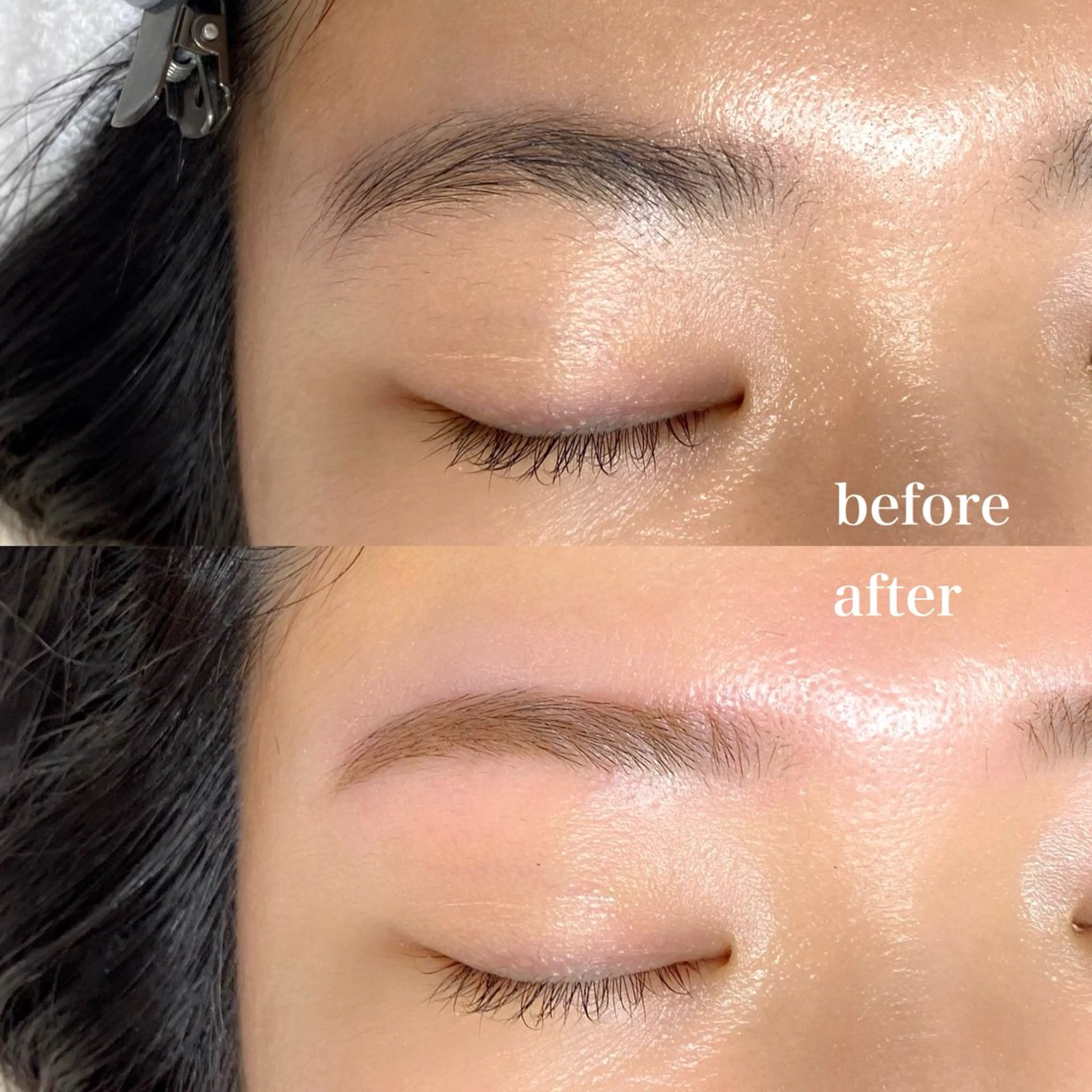 アイブロウ ワックス脱毛 眉カット meg .のマツエク・マツパデザイン