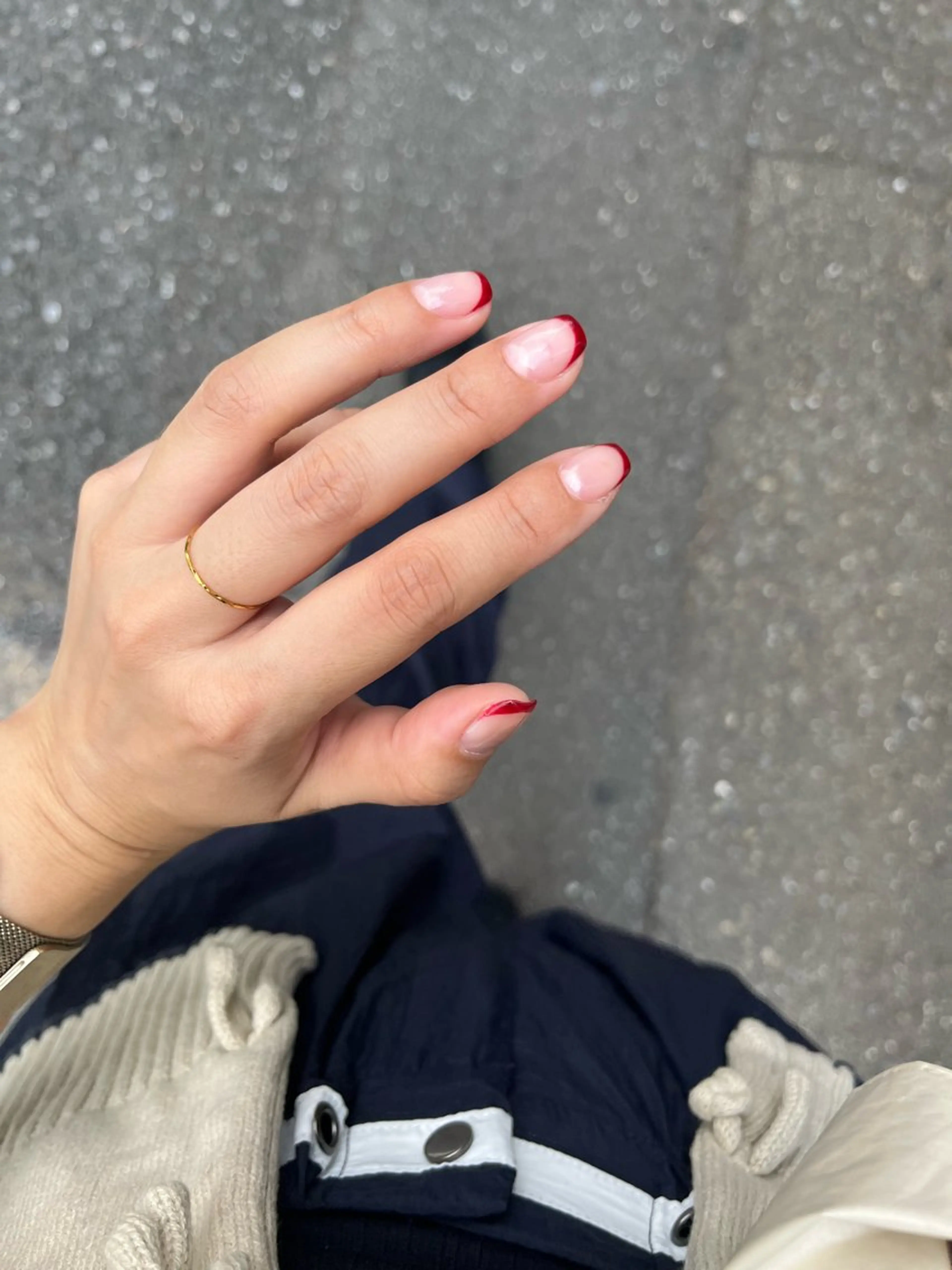 ネイル ハンドネイル ハンドケア pu+on. nailworks所属・fuyumi / ニュアンスネイルのネイルデザイン