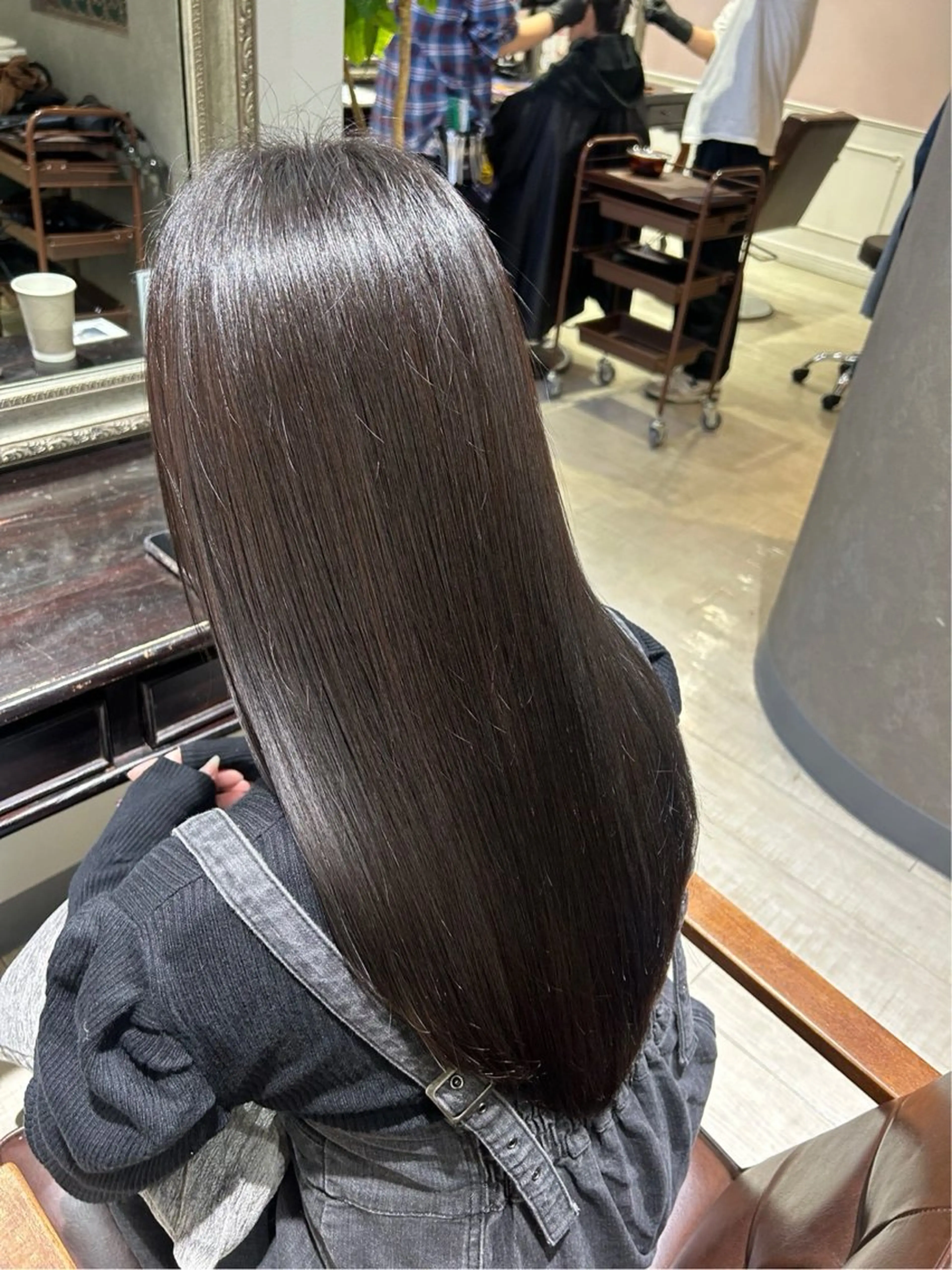 🧴💗【ご褒美トリートメント付き】ダメージレス🌿‬イノアカラー＋3STEPトリートメントの写真