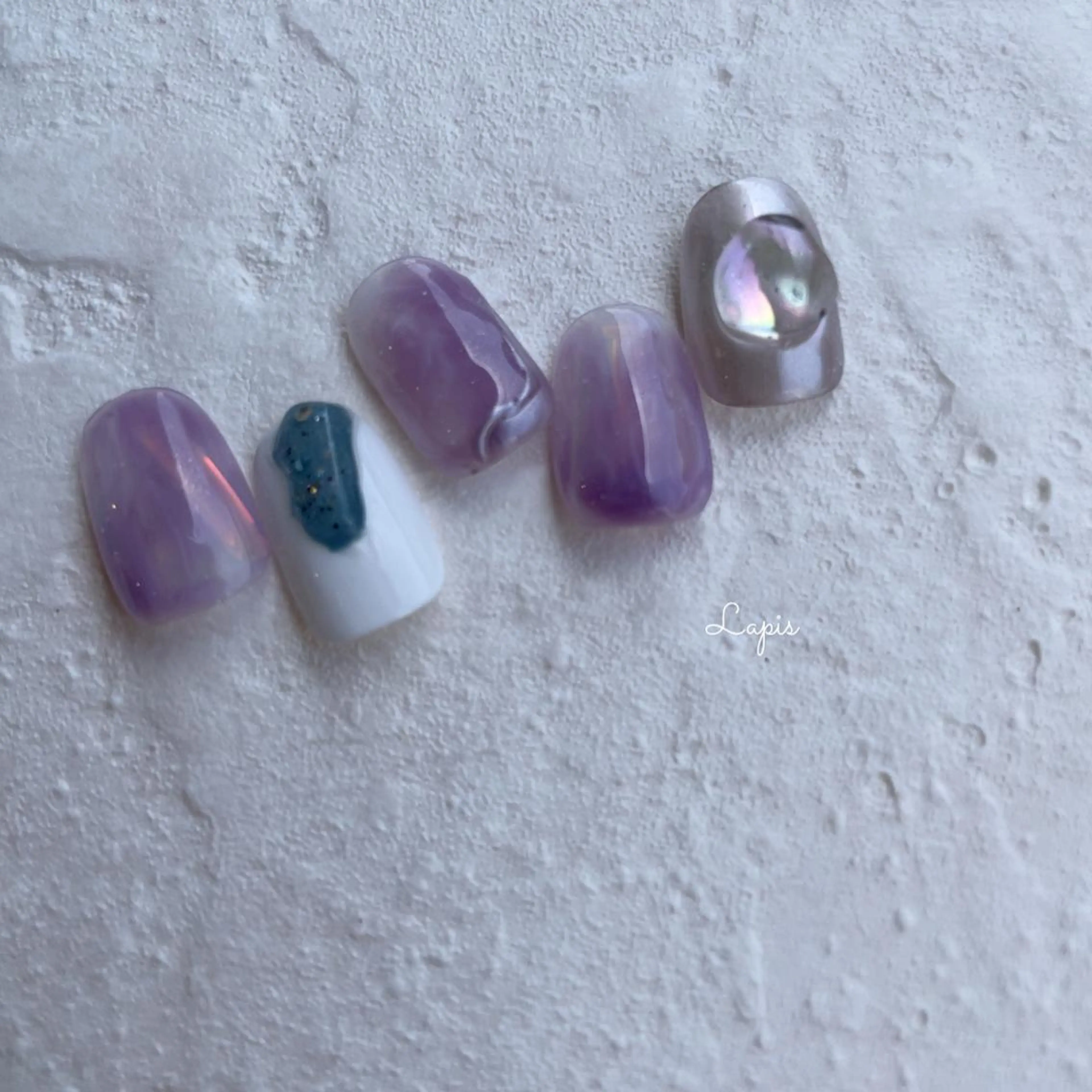 ネイル ハンドネイル Lapis *のネイルデザイン