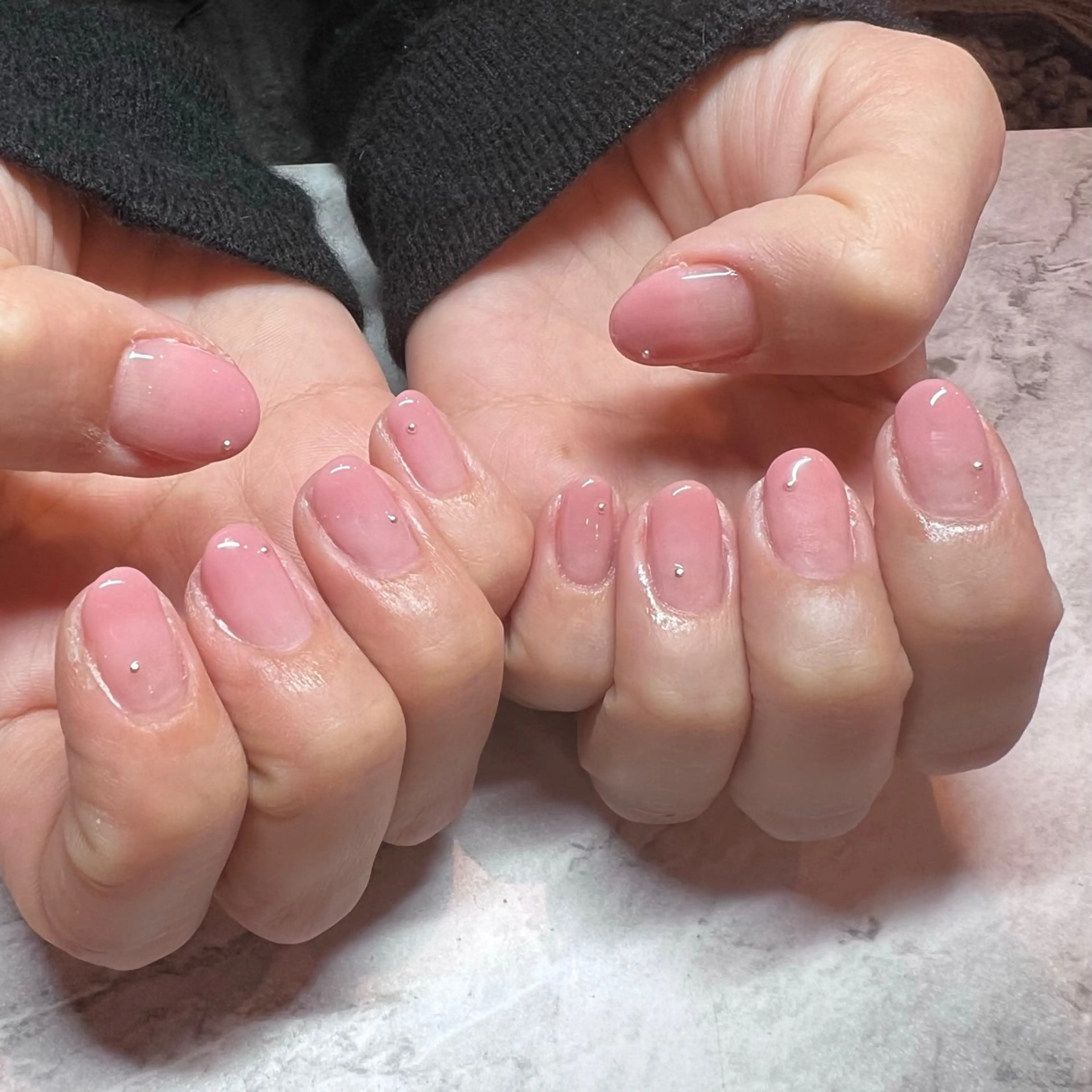 ネイル グラデーション ハンドネイル nail salon 結のネイルデザイン