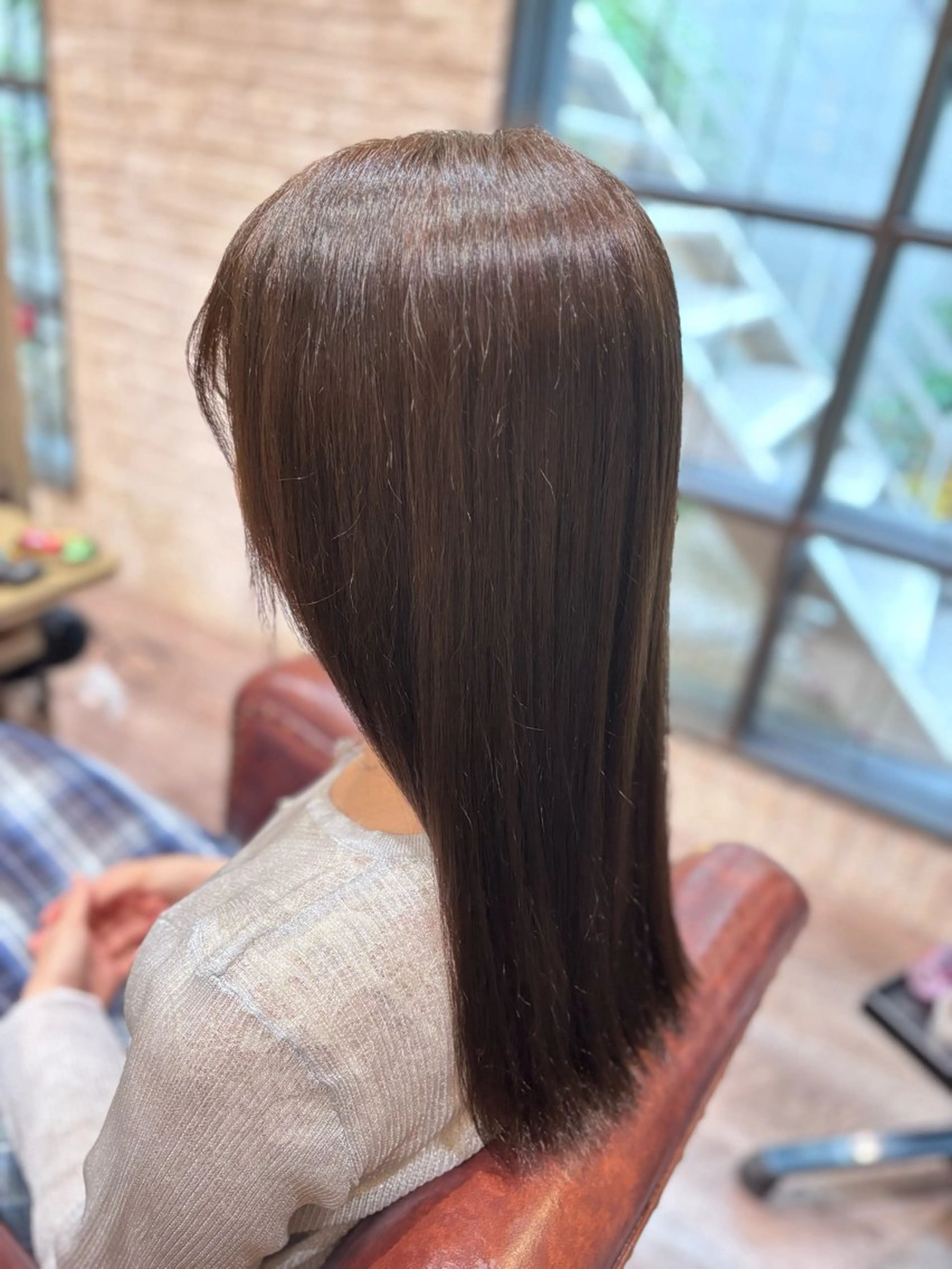 ロング ヘアカラー 中野 まなのヘアスタイル
