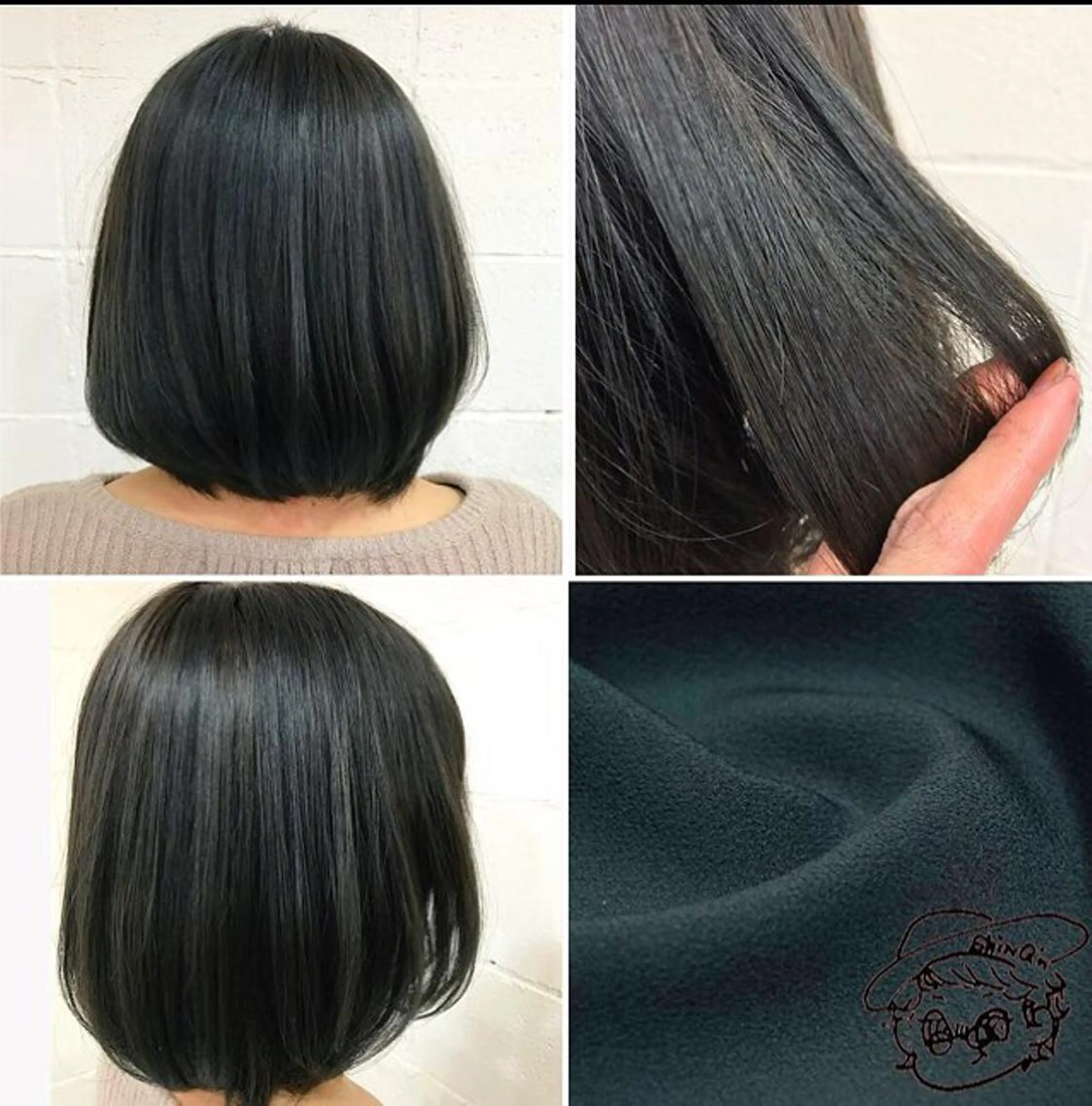 ショート カラー アッシュ ブルーカラー パープルカラー "PEPPU "所属・派手髪、ハイトーン ショートヘアShinのヘアスタイル