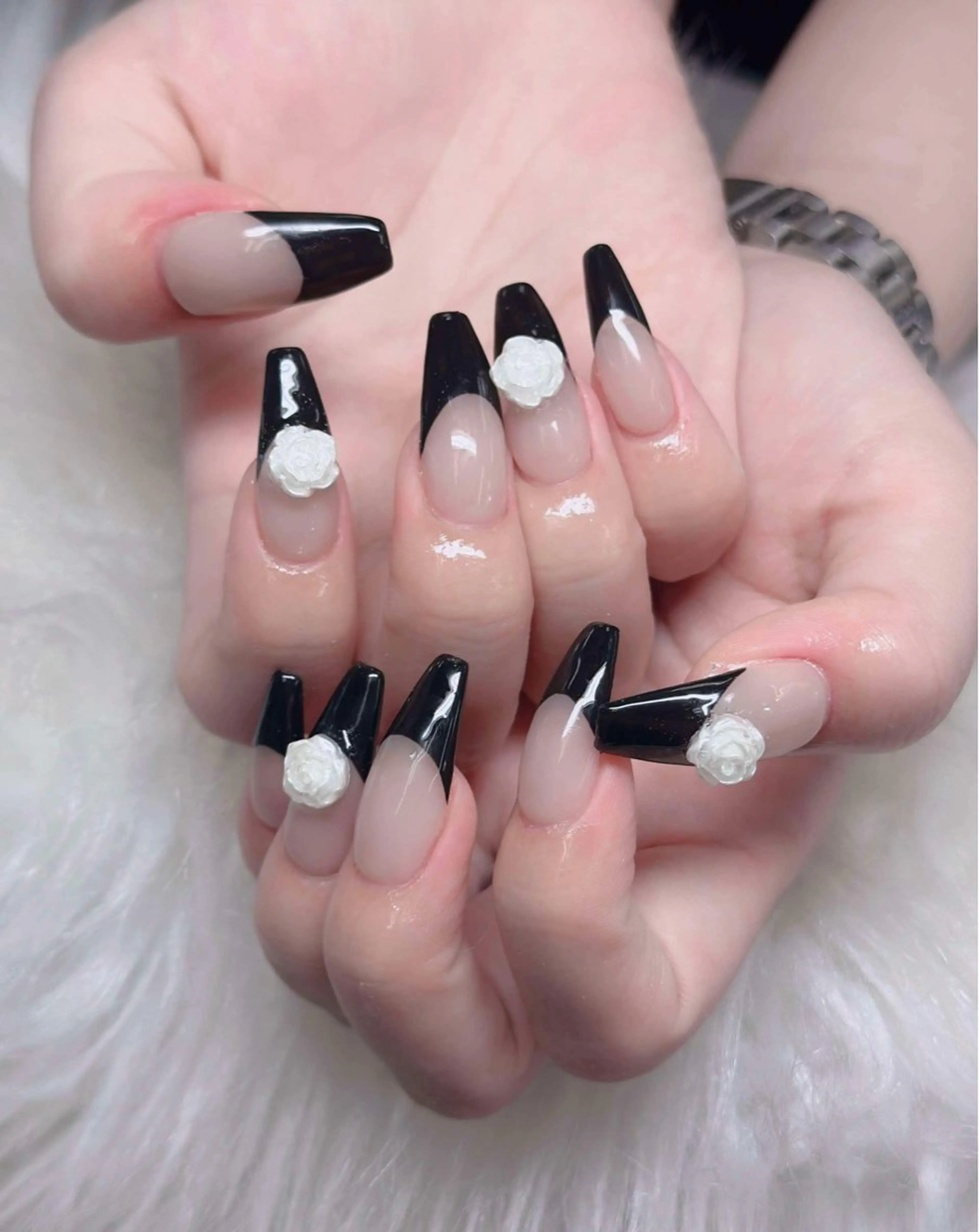 ネイル ジェルネイル 韓国ネイル マグネットネイル ネイルチップ 冬ネイル ハンドネイル Lenie Nailのネイルデザイン