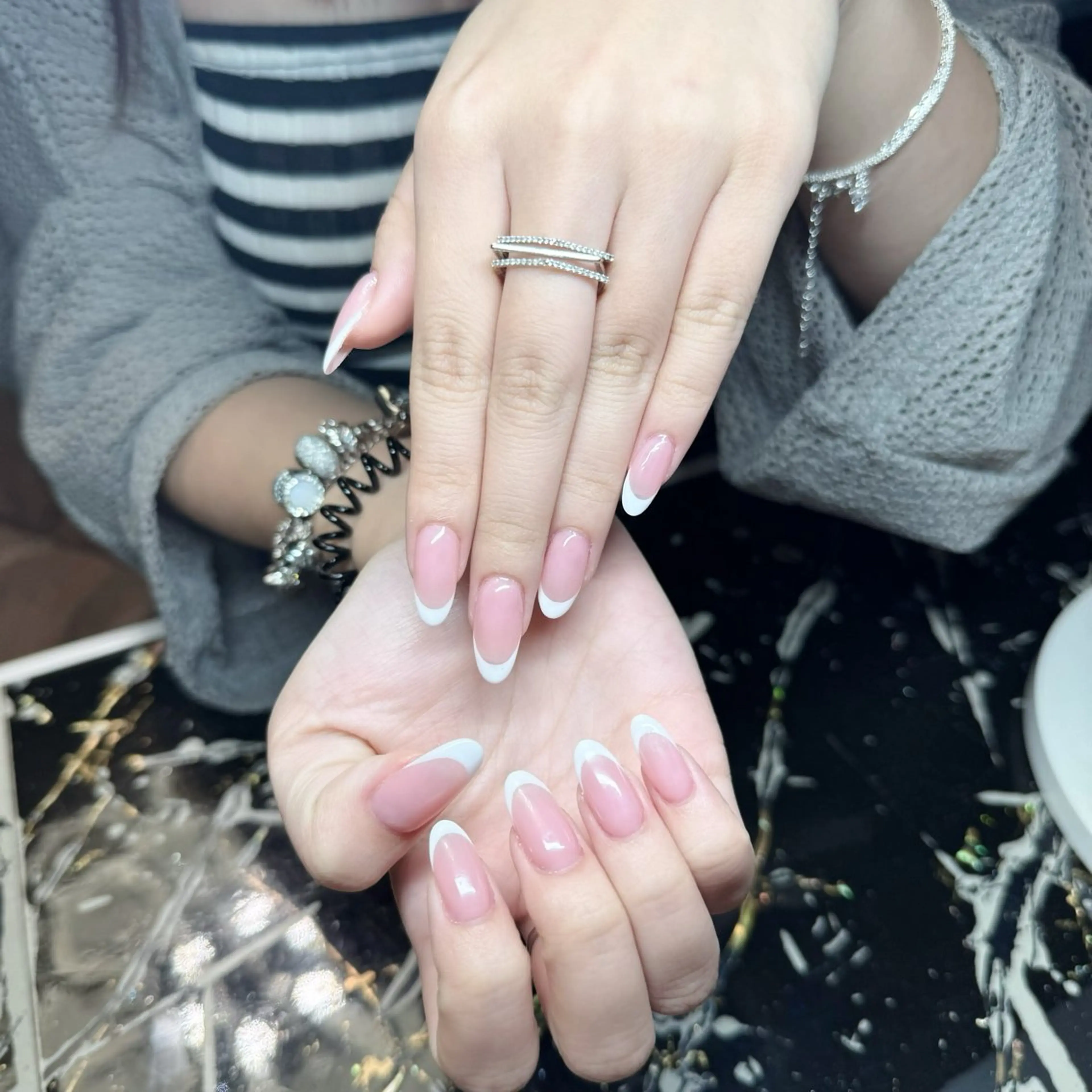 チップネイル, ジェリーネイル, キャットアイネイルの写真