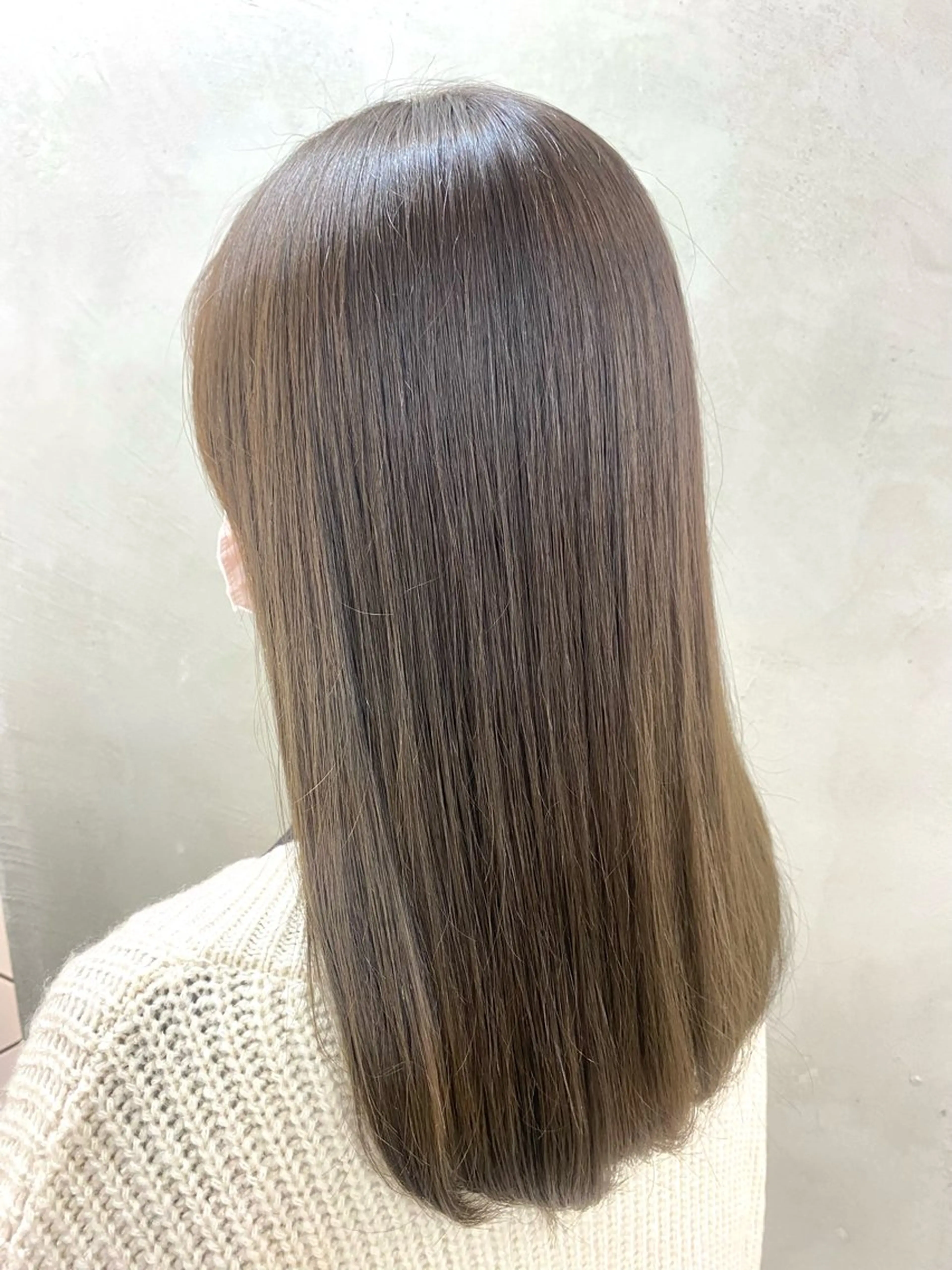 ロング カラー ヘアカラー ヘッドスパ 銀座 キュアリスト/ nanaco🦔のヘアスタイル