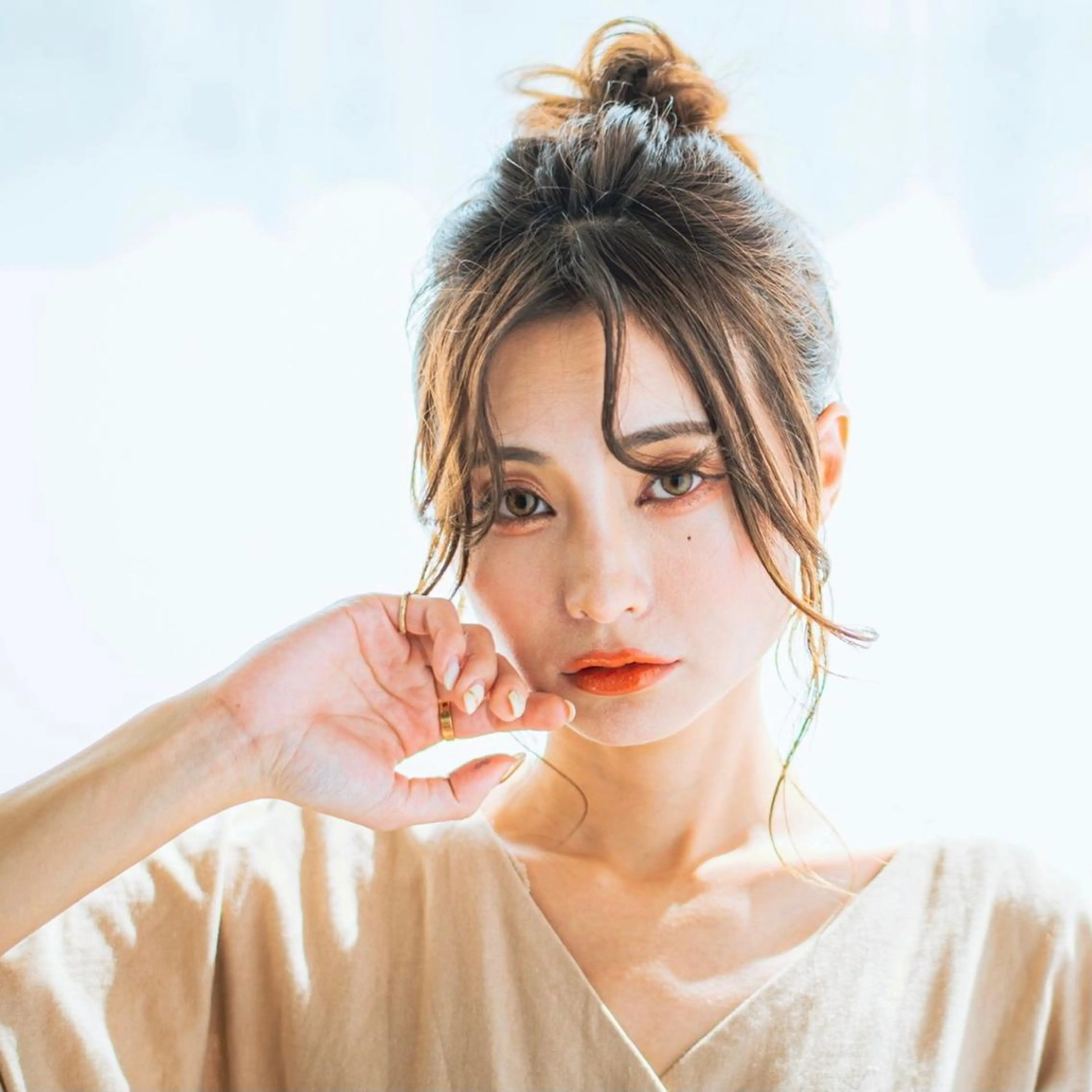 セミロング カラー ヘアアレンジ バレイヤージュ ベージュカラー ブリーチ ケアブリーチ ダブルカラー 小嶋 秀明/ 本物の髪質改善⭐️のヘアスタイル