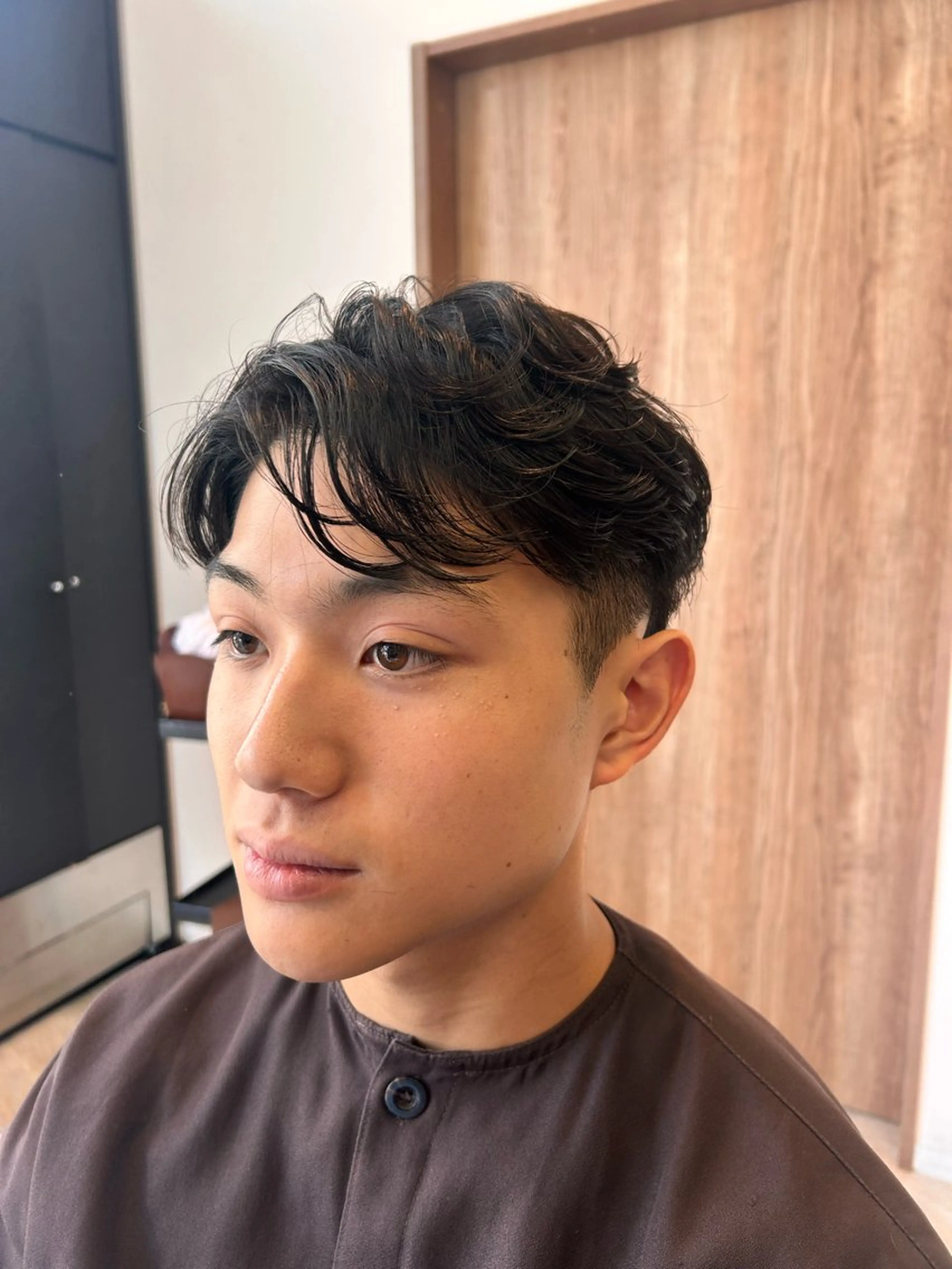 ✂️メンズカット➕デザインパーマ🌀➕トリートメント🔥ヘアセット込🔥［スパイラル/毛流れ/フェザー］の写真