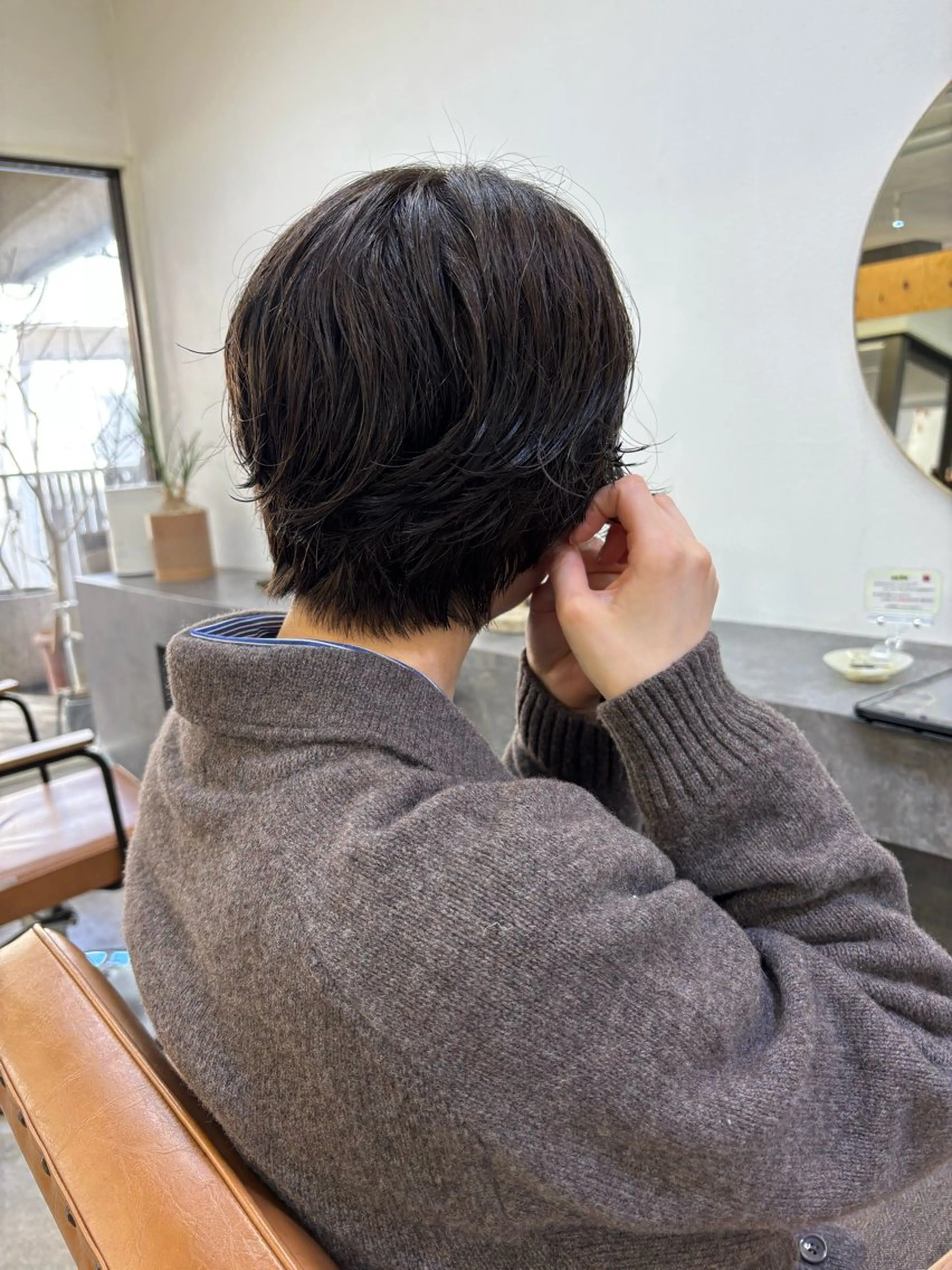 ショート カラー カット ヘアカラー トリートメント sakura🌸 レイヤー/nelkeのヘアスタイル