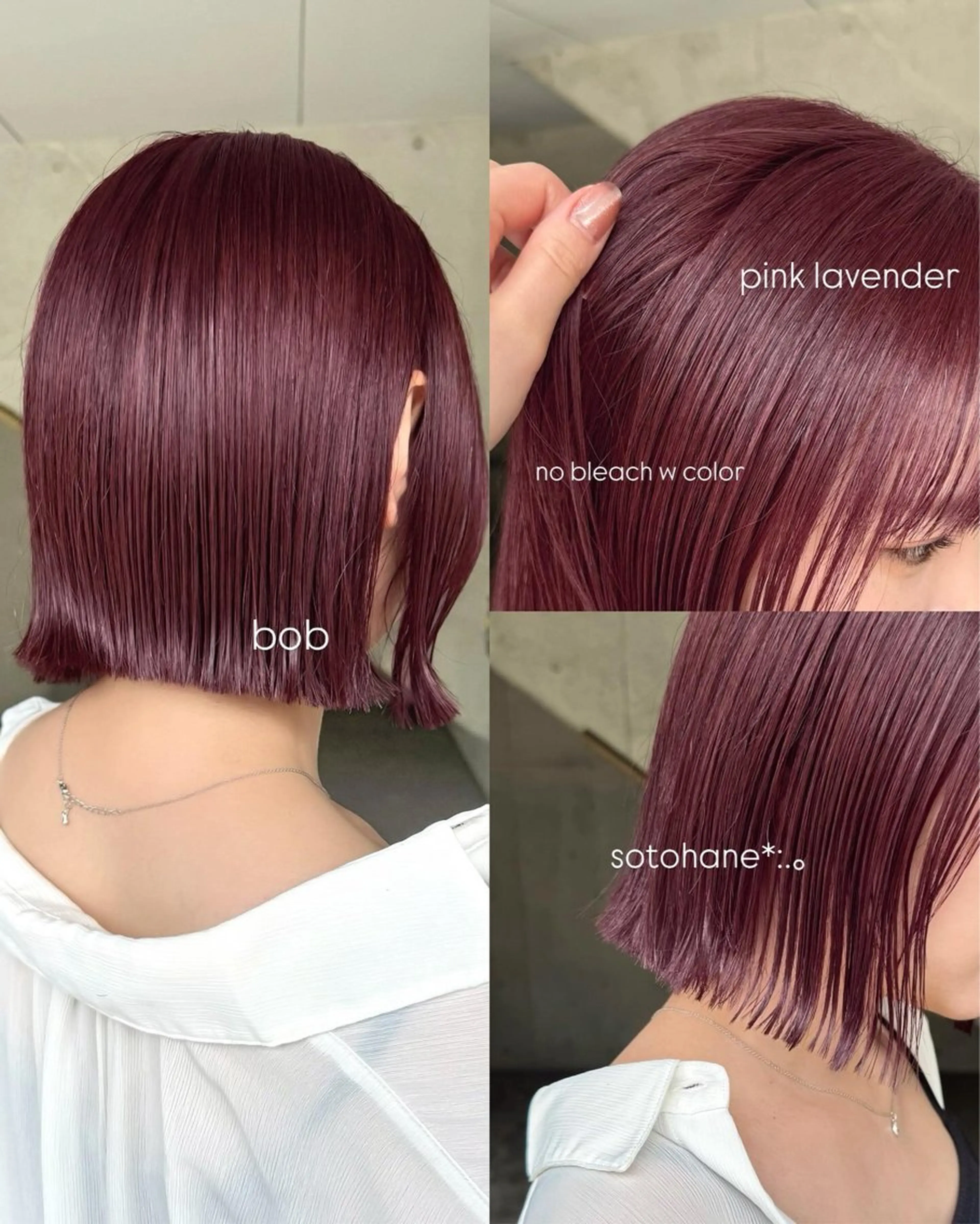 ショート カラー カット ヘアカラー トリートメント yuuka/ボブ/ダ ブルカラー/髪質改善のヘアスタイル