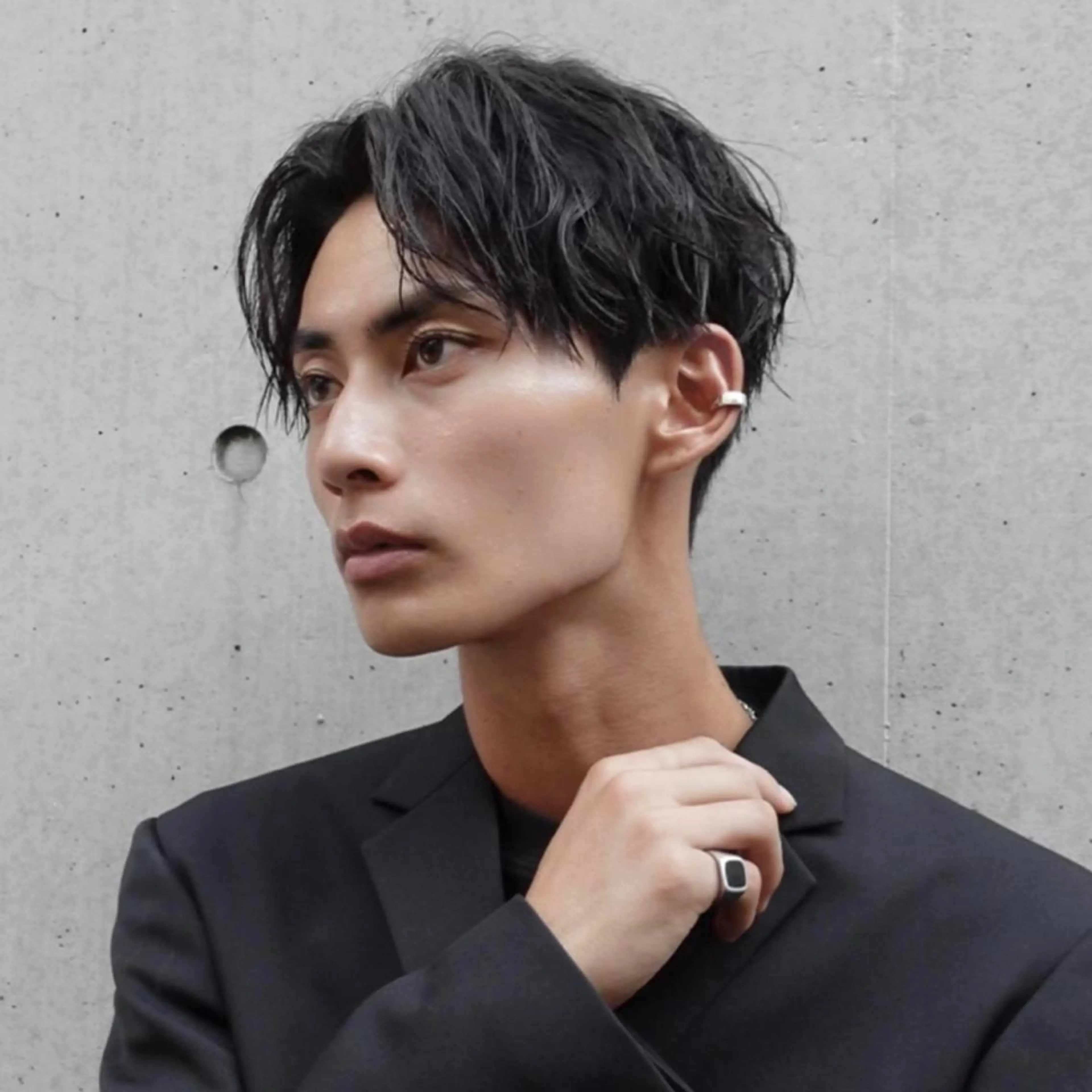 ショート パーマ メンズ カット パーマ メンズパーマ職人 クボタサトルのヘアスタイル