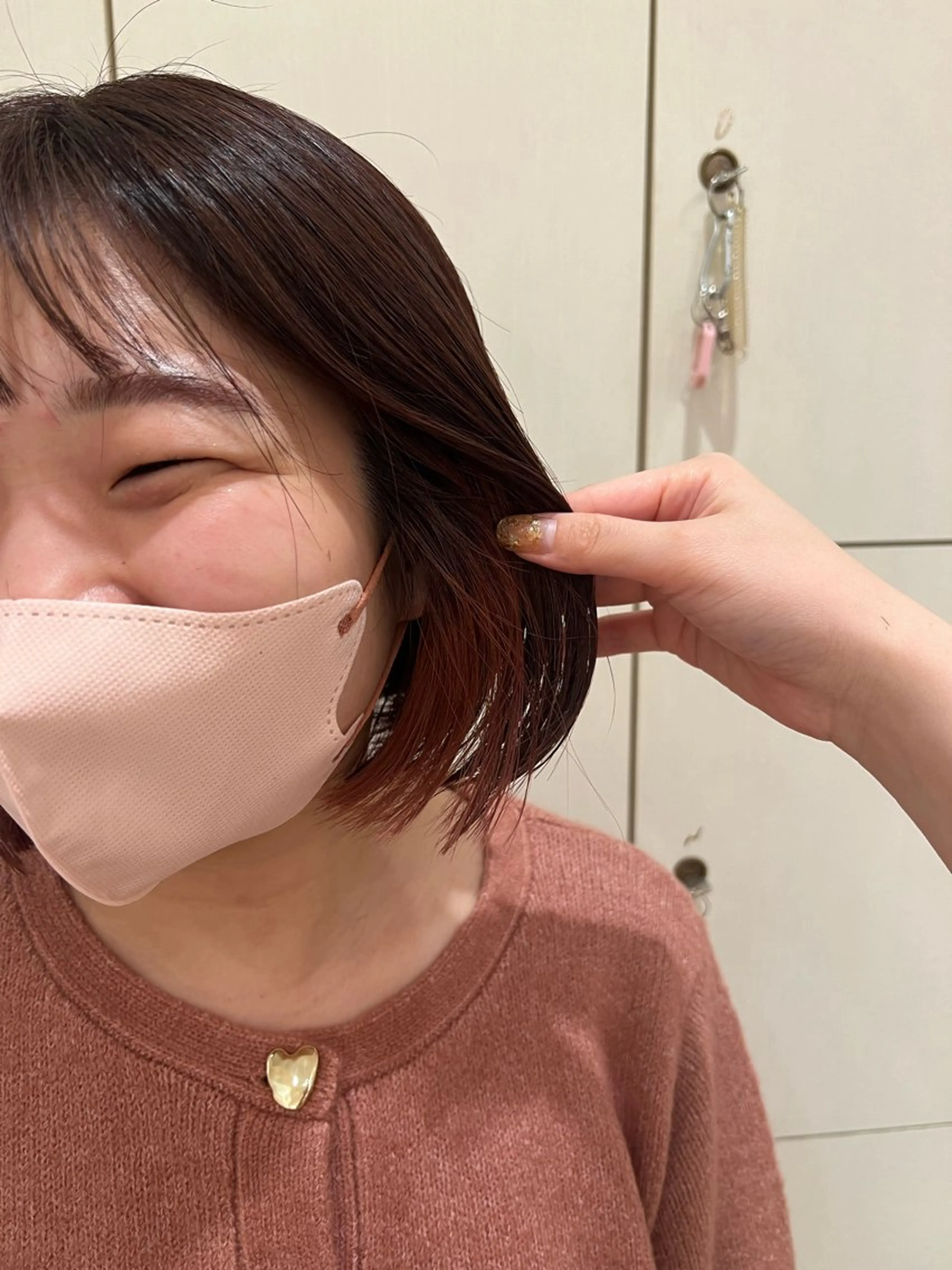 ショート SALOWIN川崎WEST店所属・🌷川崎/アレンジ/ 暖色ボブ/コトネ🌷のヘアスタイル
