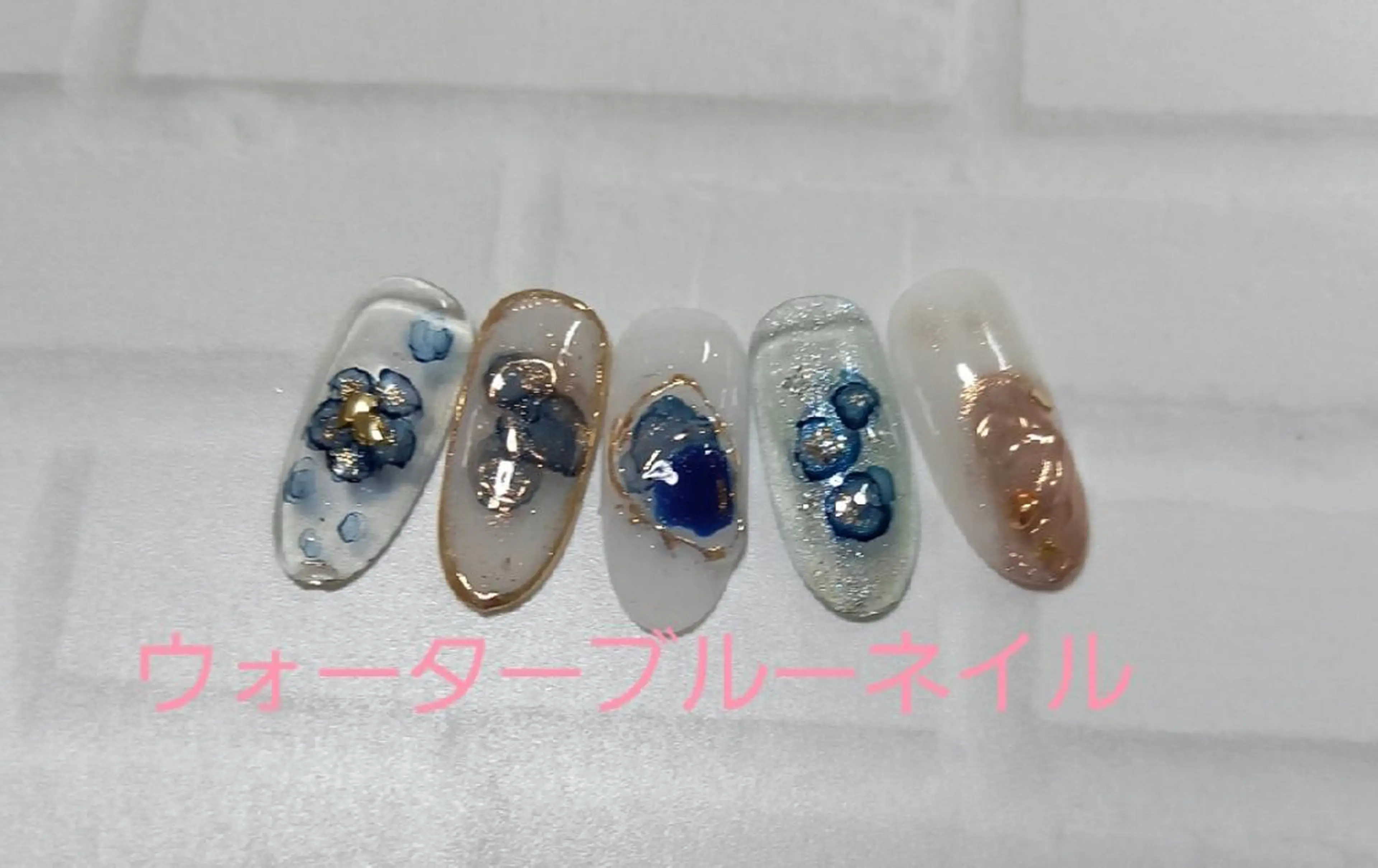 ネイル ブルー salon de Princess所属・salon de  Princessのネイルデザイン