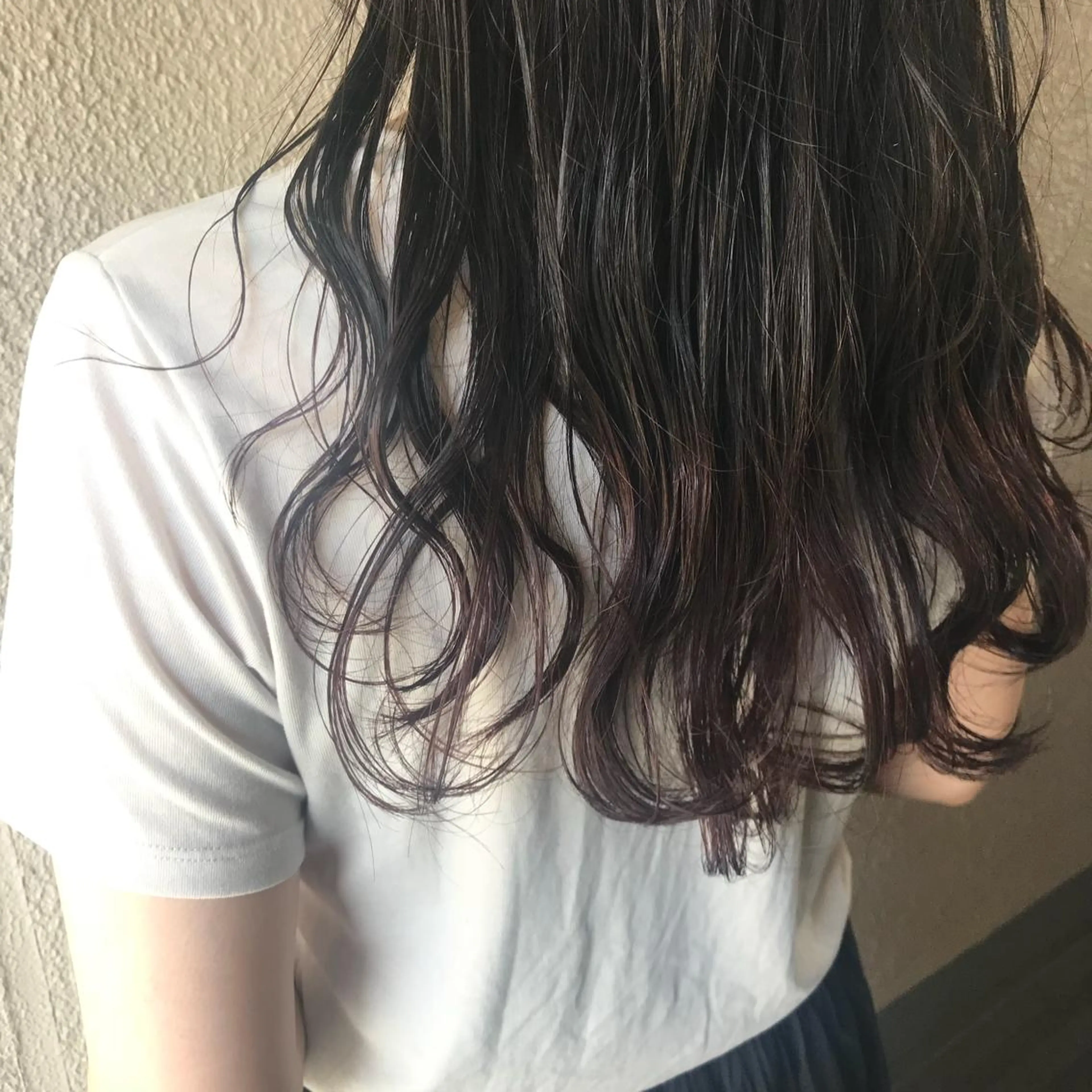 ロング カラー 黒髪 グラデーションカラー カット ヘアカラー chouette/ 根本優希のヘアスタイル