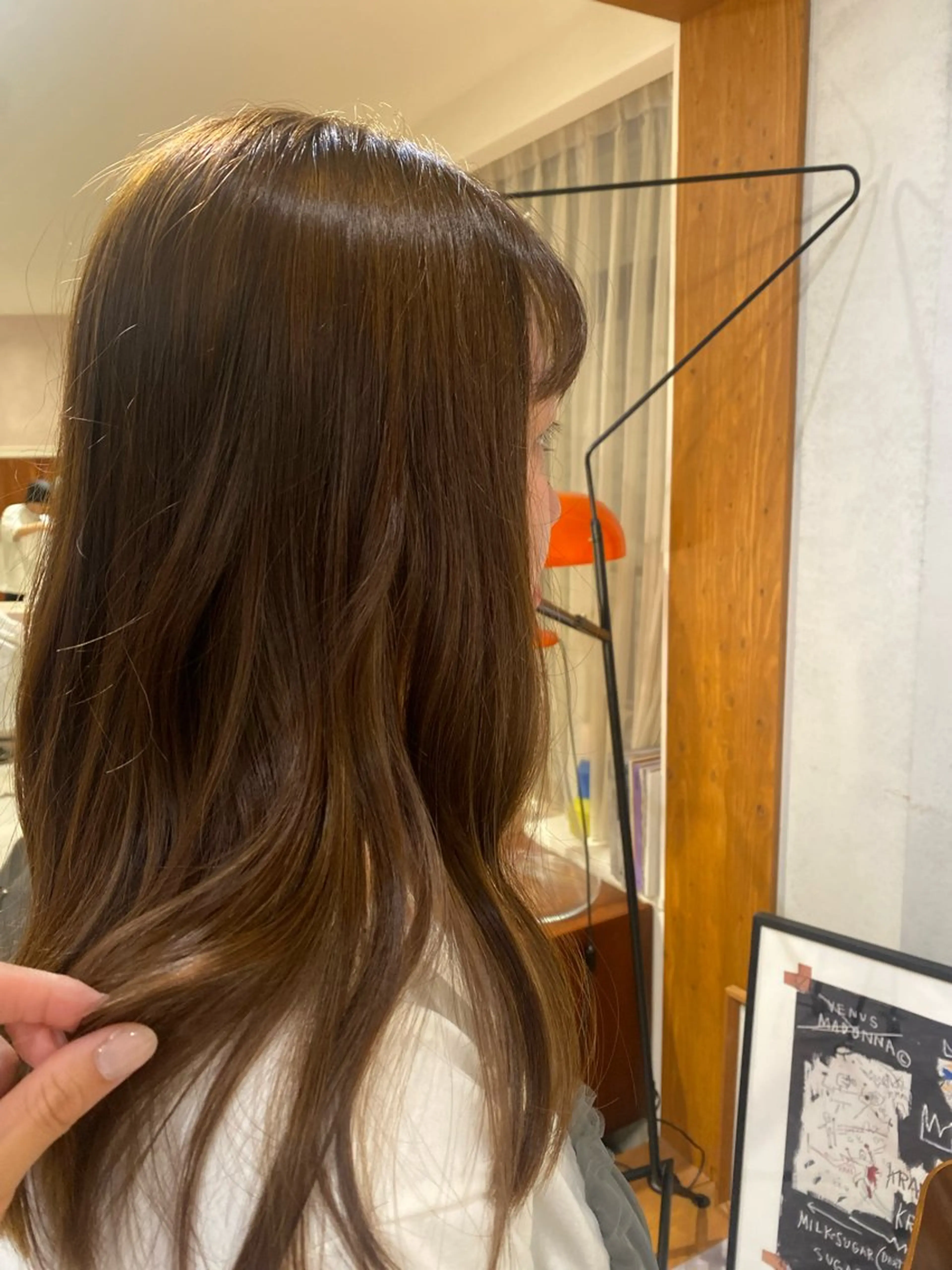 ミディアム ヘアカラー 縮毛矯正・カラー🪮 下野成美のヘアスタイル