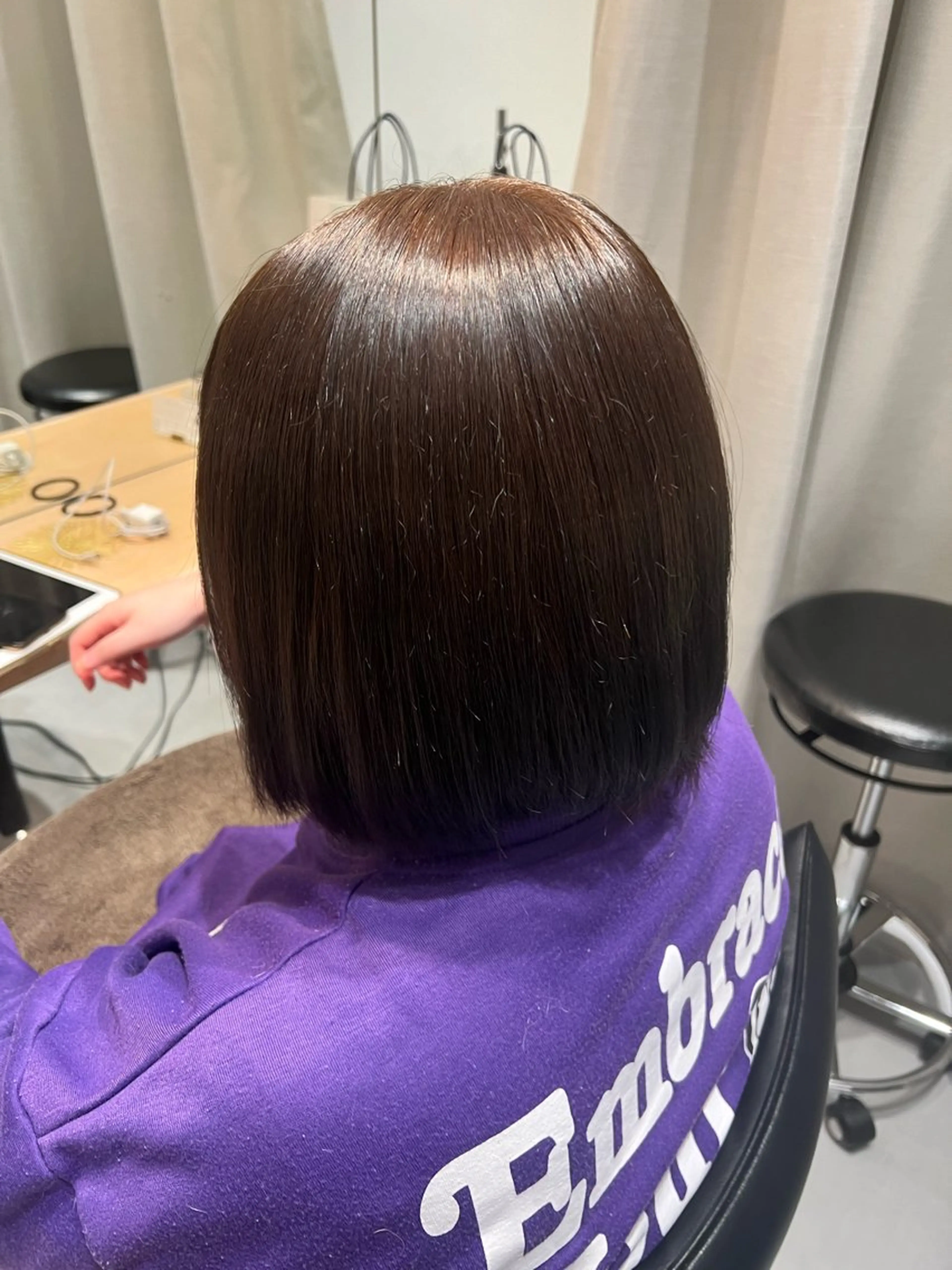 カラー 縮毛矯正 flamme 🫧yumiのヘアスタイル