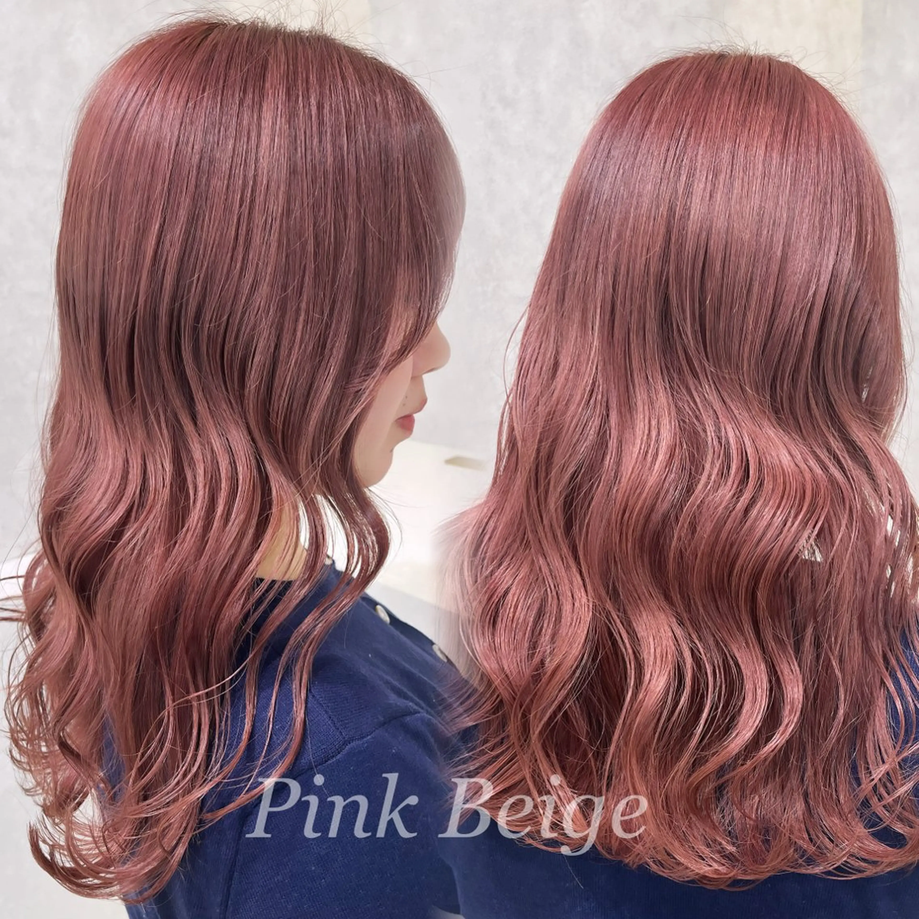 セミロング カラー カット ヘアカラー トリートメント 韓国ヘア🇰🇷艶髪 カラー/yui‎🎀のヘアスタイル
