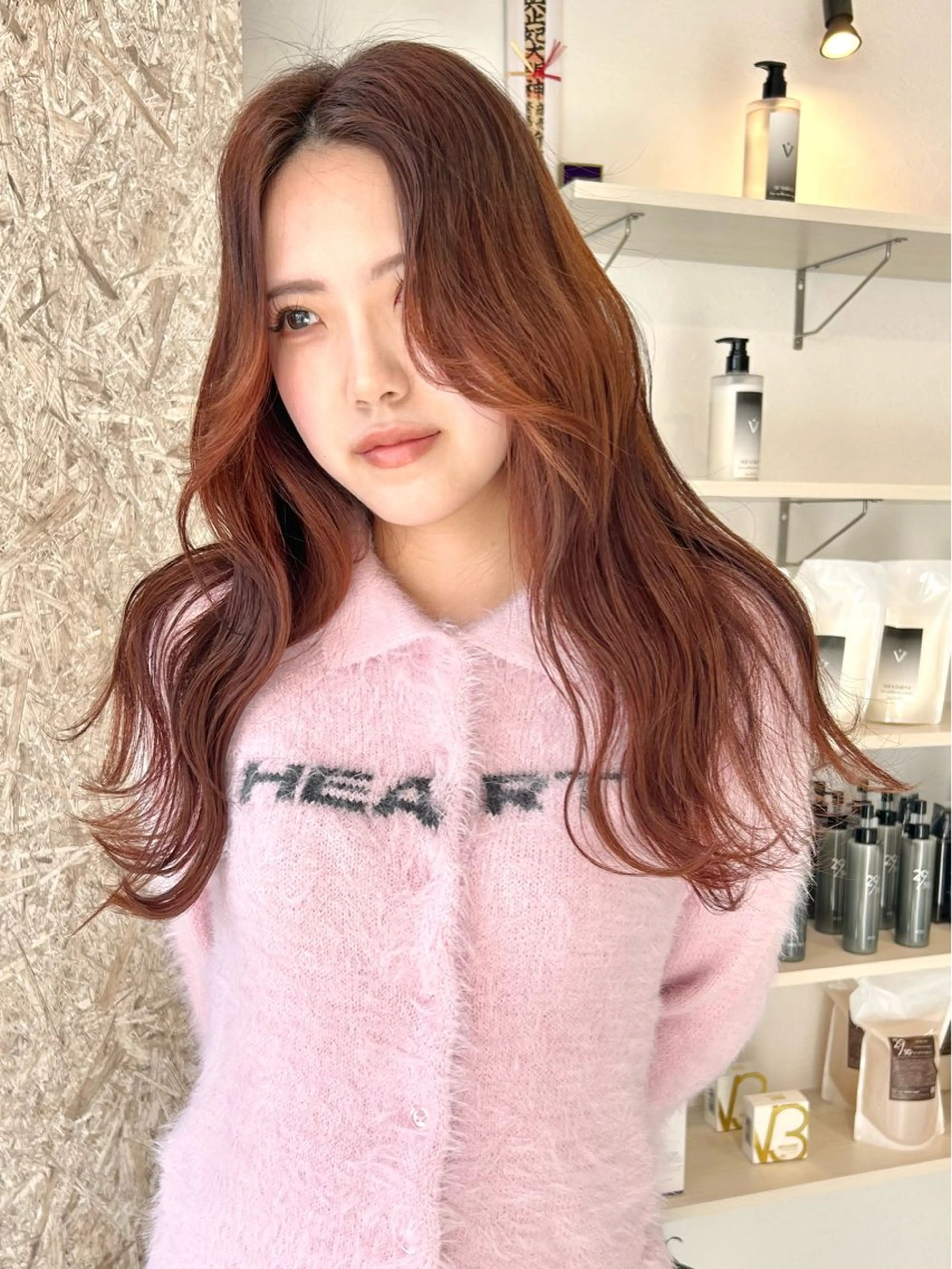 ロング カラー カット ヘアカラー Via 京都烏丸所属・ハイトーン/髪質改善 /レイヤー/りなのヘアスタイル