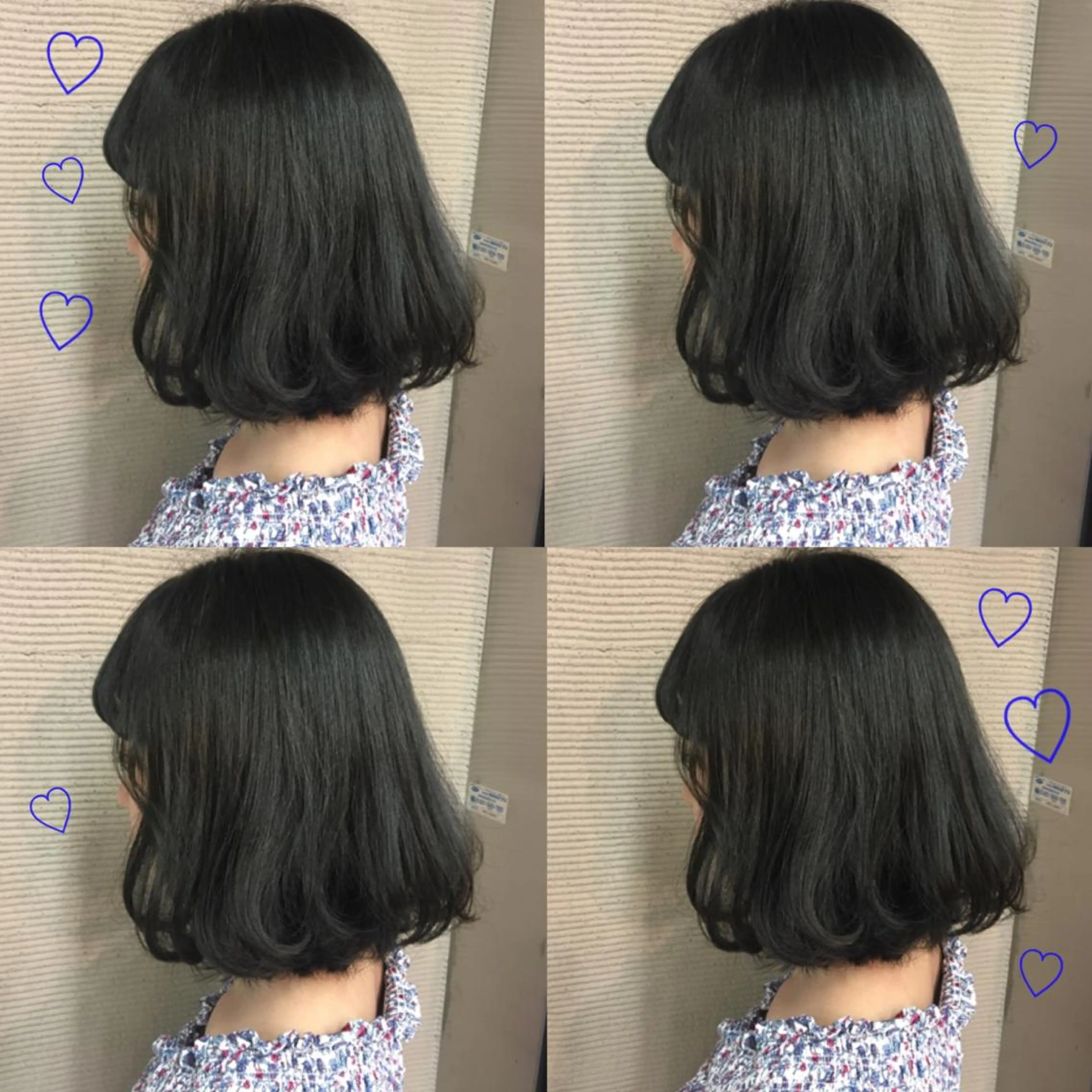 ミディアム カラー アディクシーカラー ブルーカラー ブルージュ 韓国ヘア得意❤︎森澤 悠佳のヘアスタイル