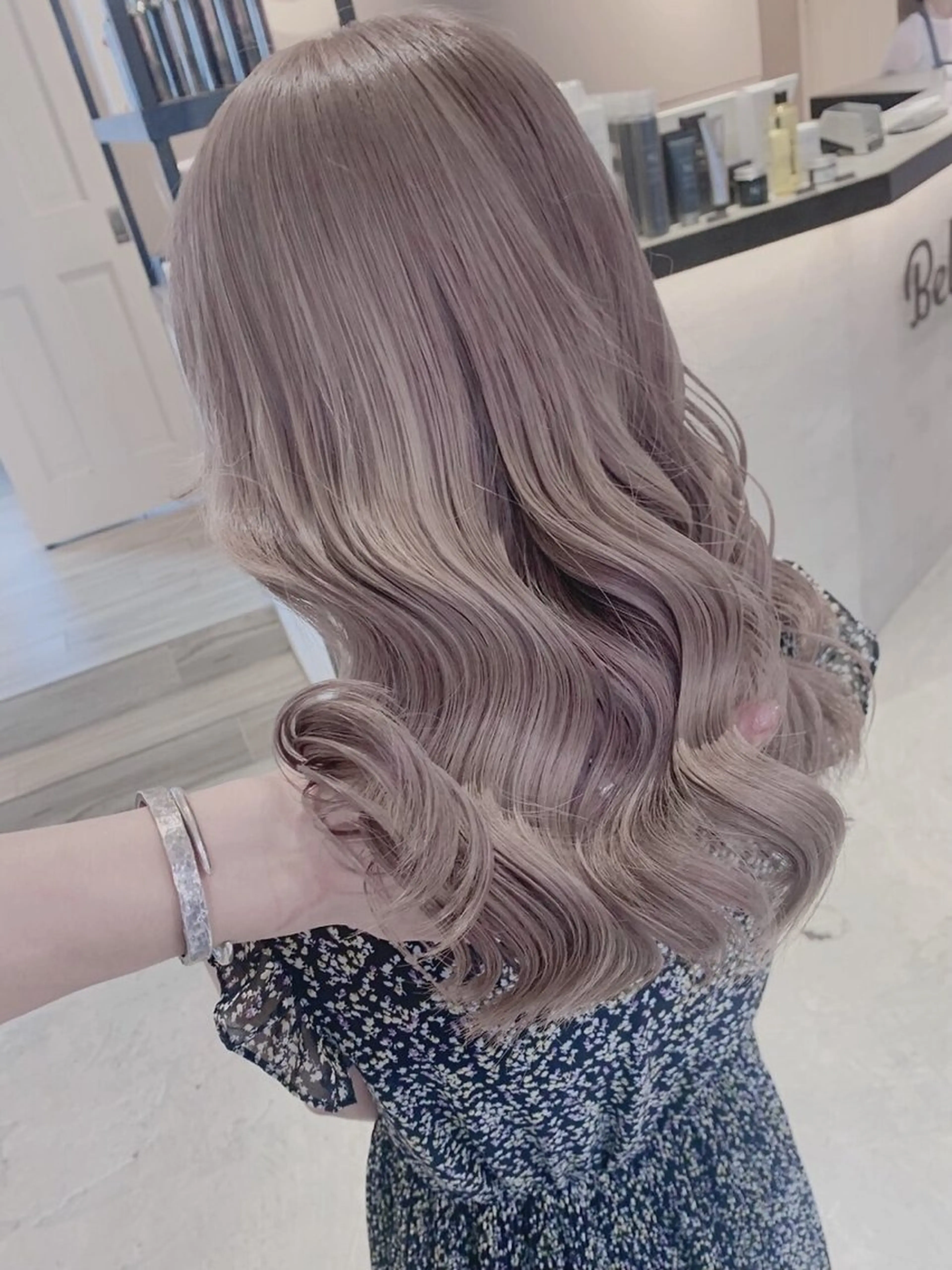 ロング カラー ブリーチ 透明感カラー カット パーマ トリートメント 韓国ヘア特化 TAKESHIのヘアスタイル