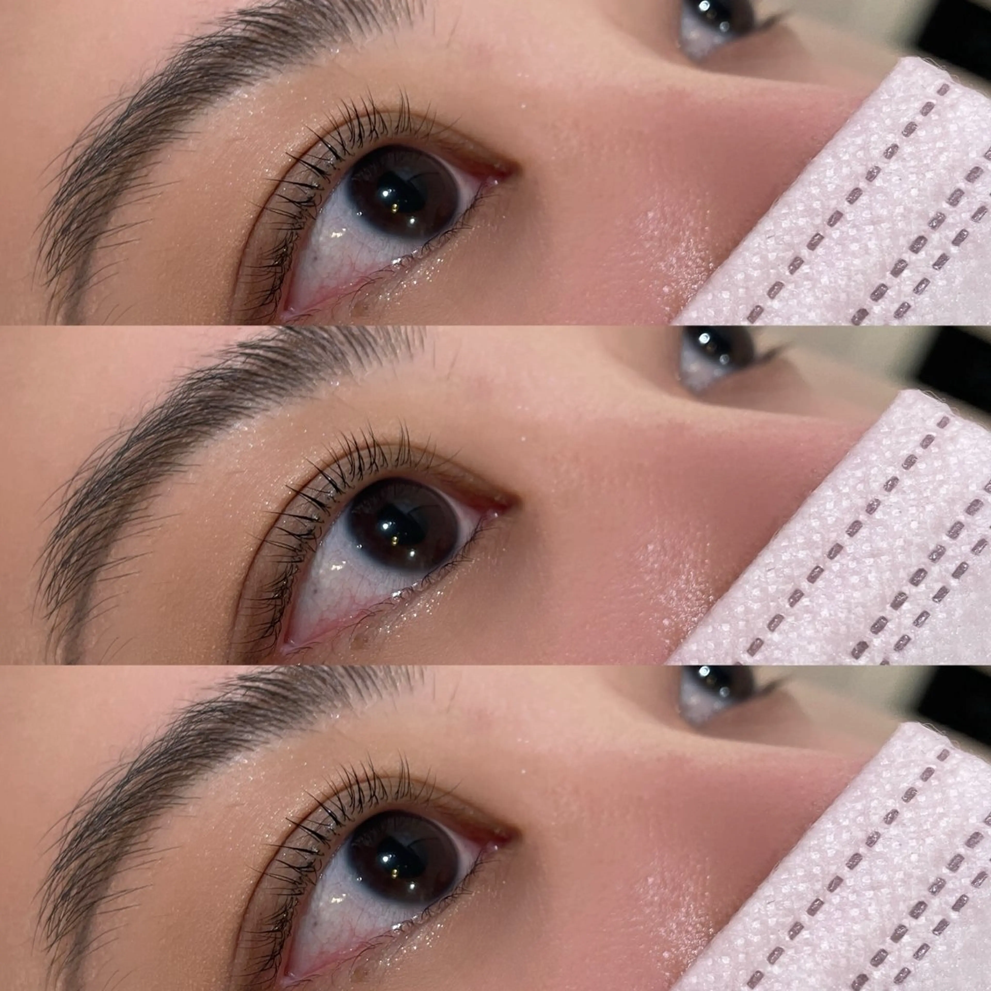 マツエク・マツパ 透明感カラー/顔周り カット/レイヤーにかのヘアスタイル