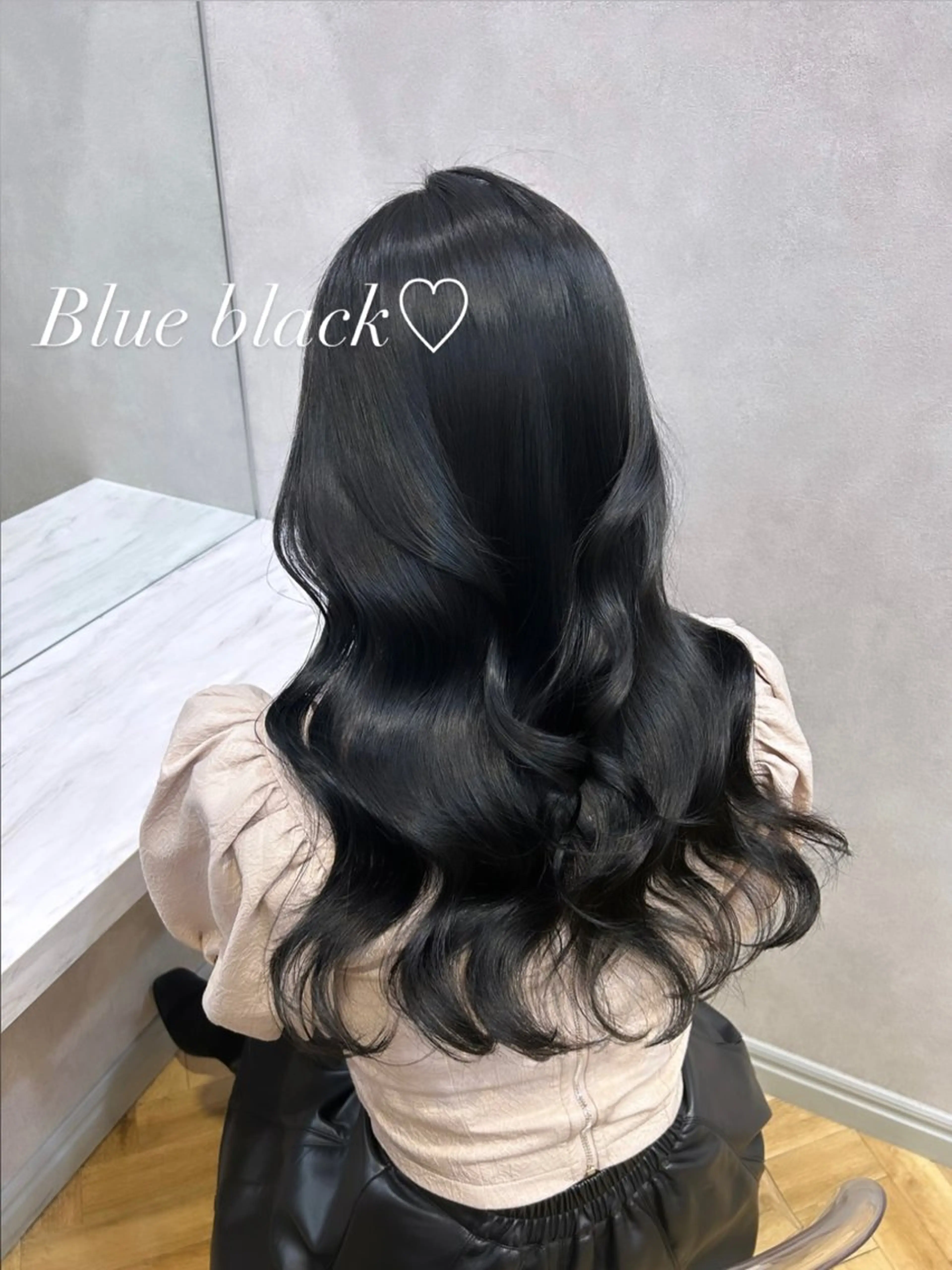 ロング カラー ヘアアレンジ アッシュ ブルーカラー ブルーアッシュ 韓国風ヘア レイヤーカット ヘアカラー トリートメント 🩷韓国ヘア/レイヤ ー🩷Maikaのヘアスタイル