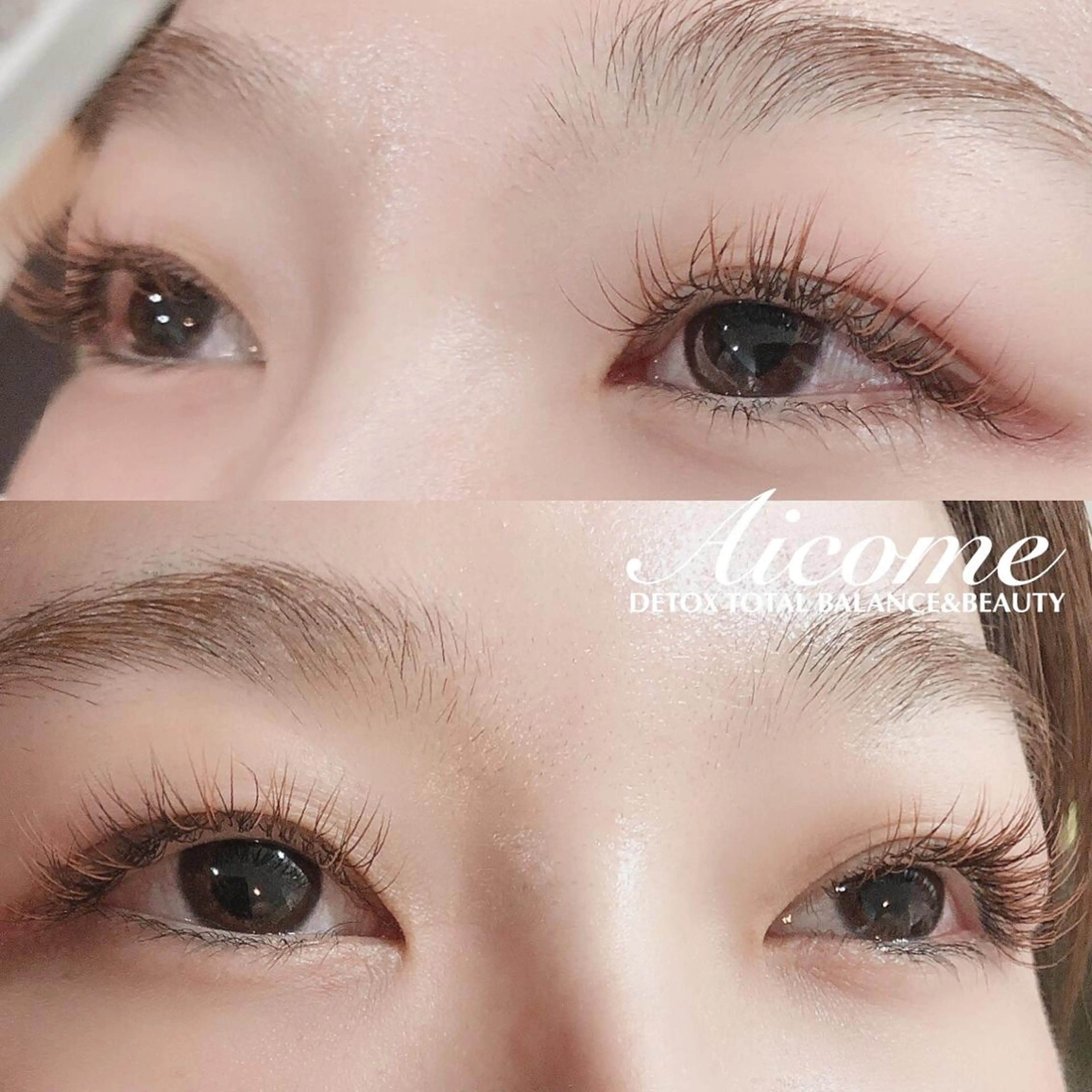 マツエク・マツパ カラーマツエク Aicome eye&nailのネイルデザイン