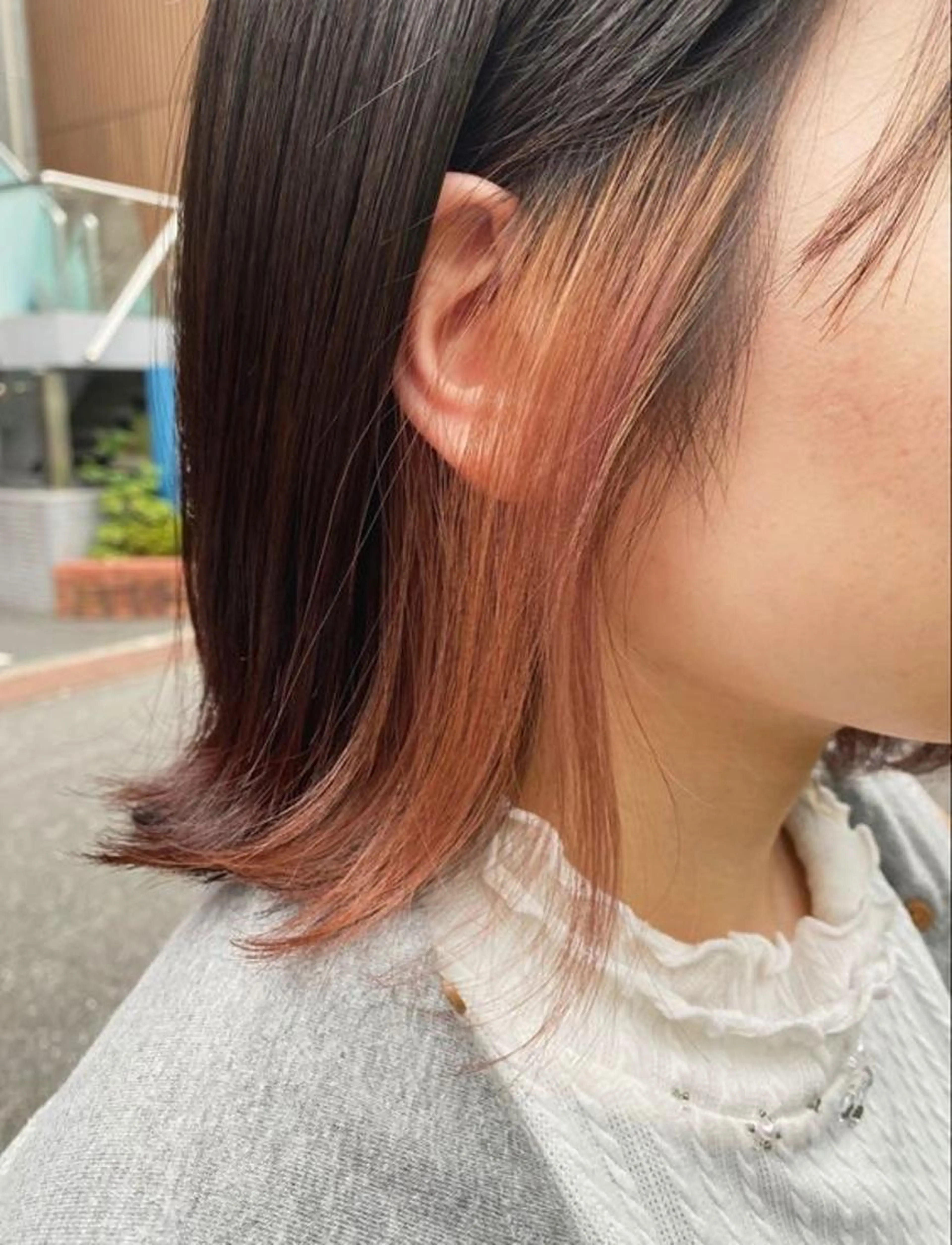 【さりげないオシャレ♪】 カット+インナーカラー2回 ¥10780インナーカラー1回のみ ¥3300〜の写真