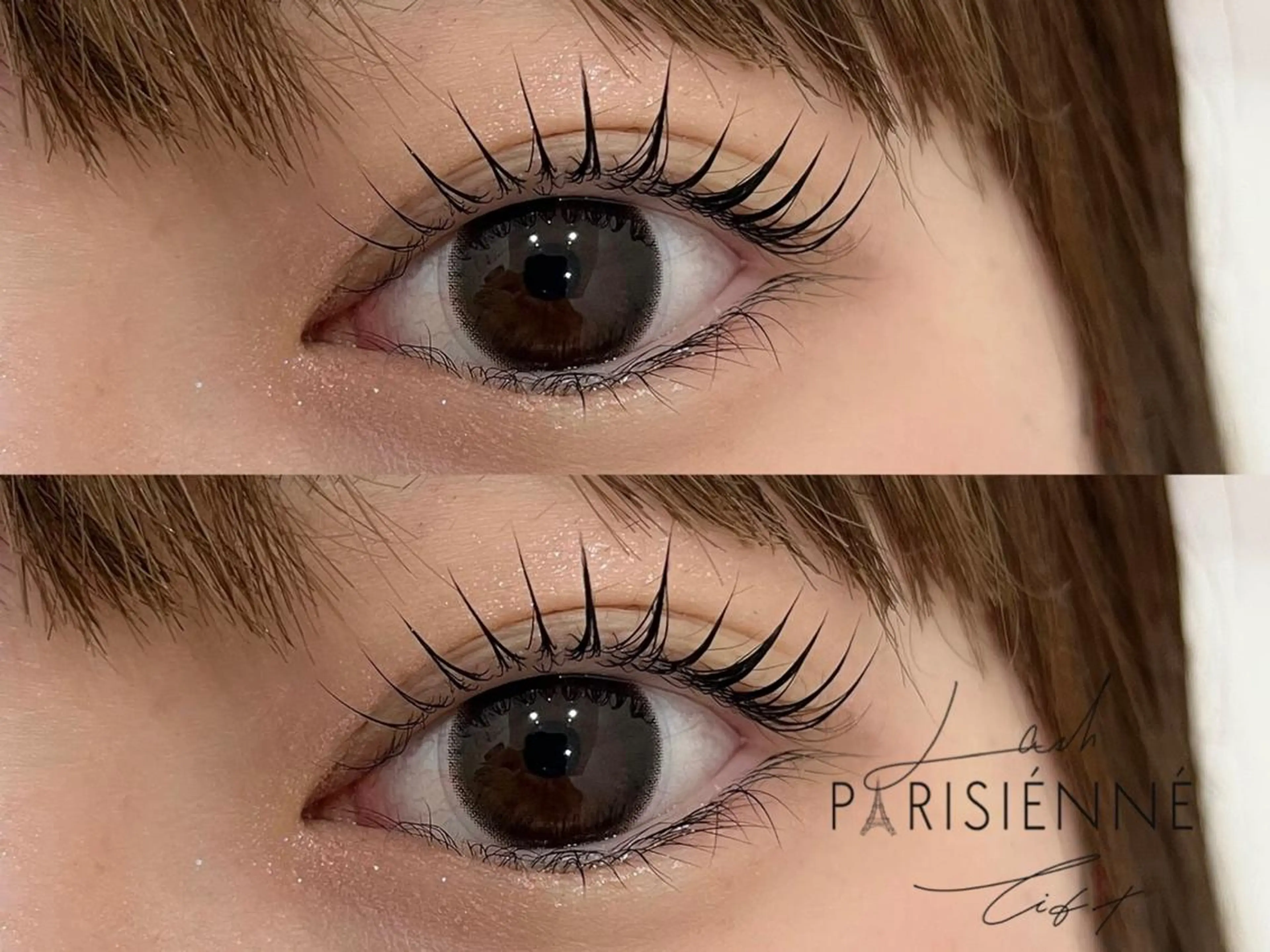 マツエク・マツパ パリジェンヌラッシュリフト MAQUM𖤐 Satsumiのマツエク・マツパデザイン