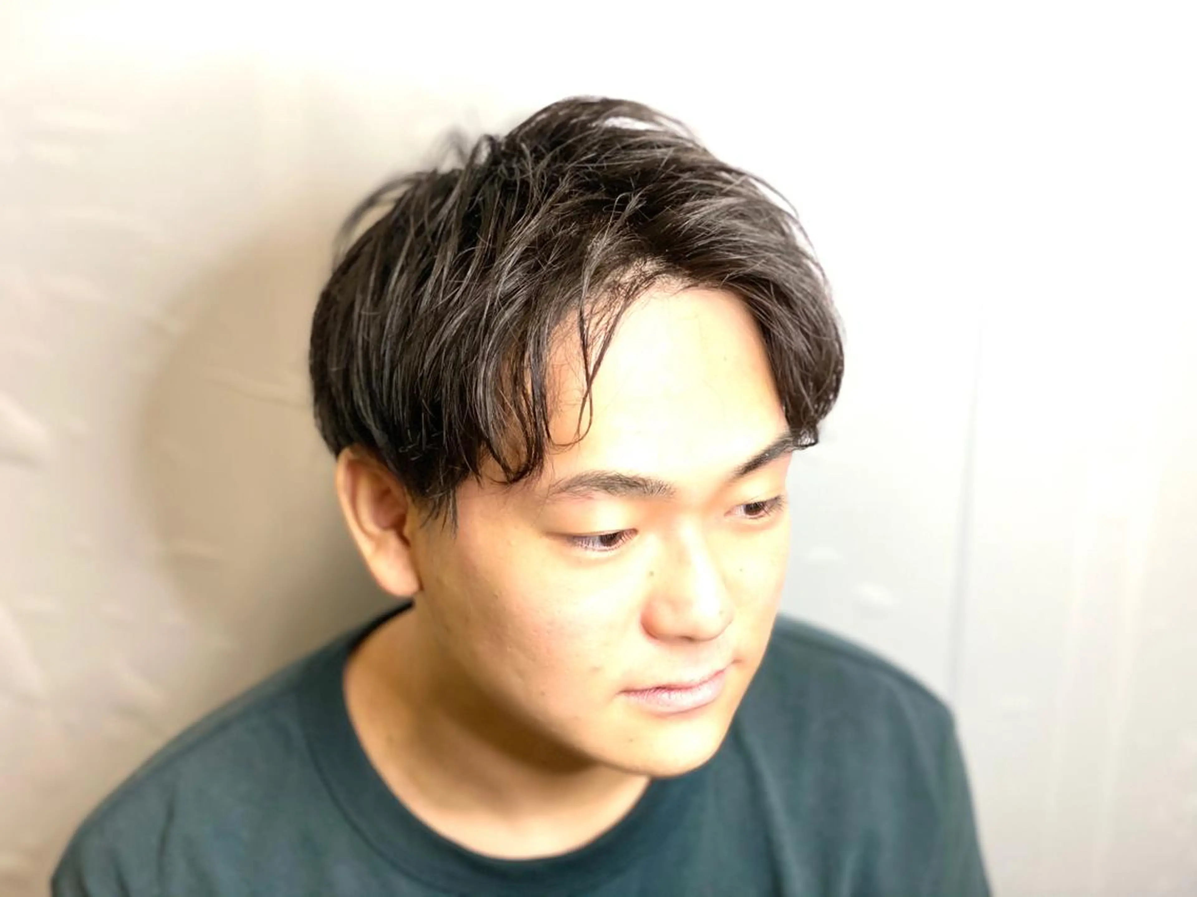 ミディアム メンズ HIRO GINZA 池袋東口店所属・林田 龍明のヘアスタイル