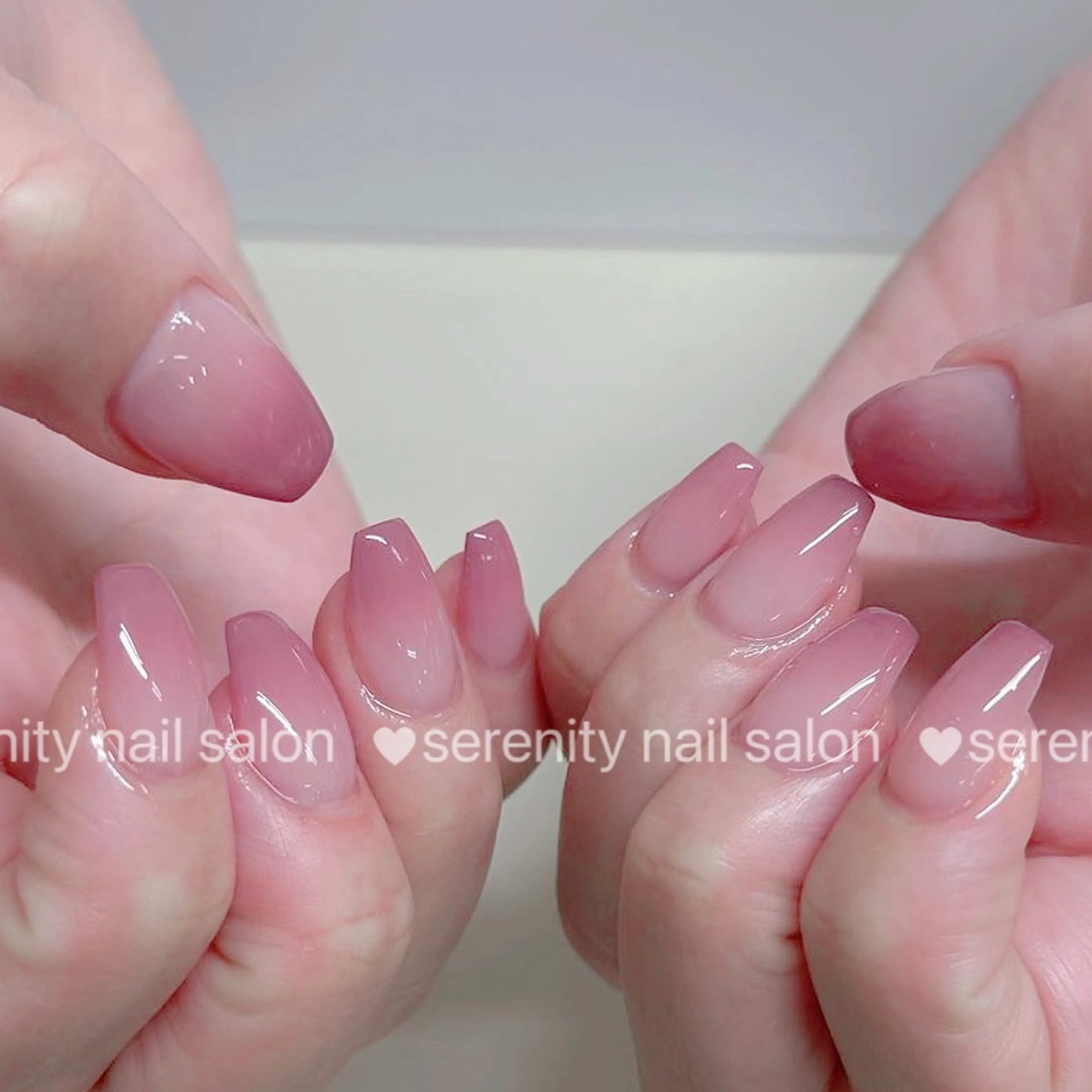 ネイル ハンドネイル ハンドケア ✨Serenity ワンホンネイルのネイルデザイン