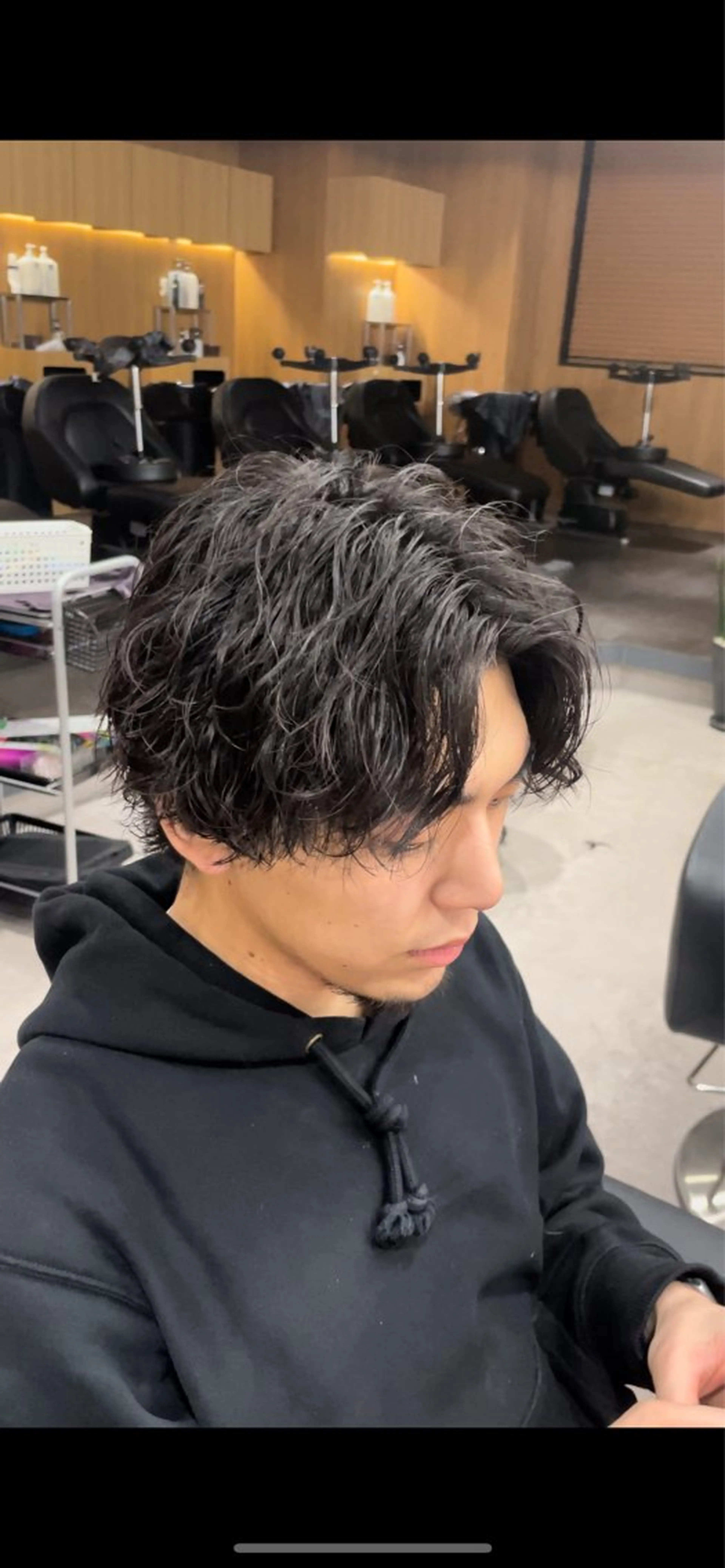 パーマ メンズ カット パーマ 🌟あゆ🌟 女子ウケスタイルのヘアスタイル