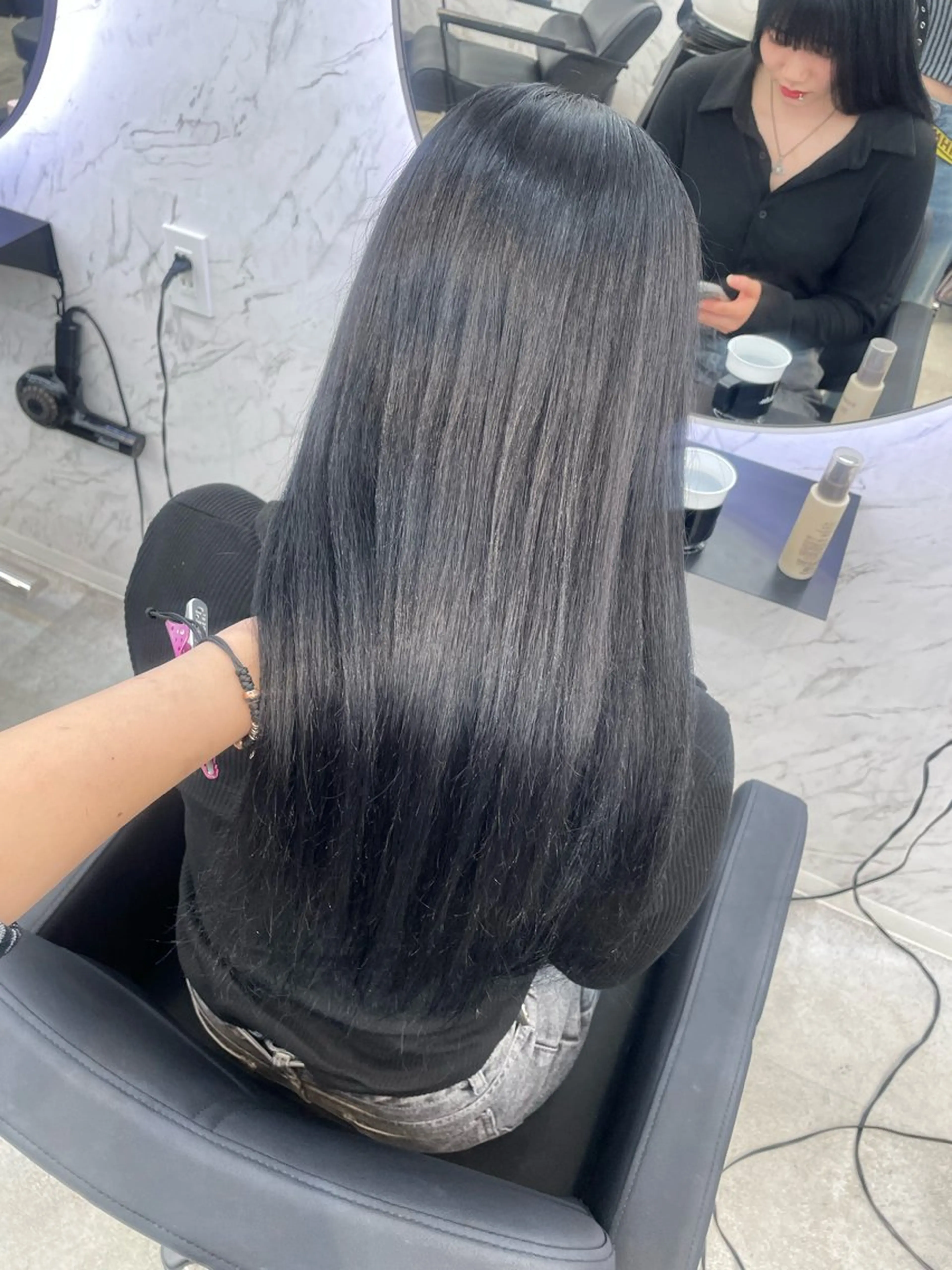 ロング カラー ヘアカラー hair salon dot. mooda 韓国風サロン 町田店所属・韓国風ヘア🎀🩶 /♡𝓝𝓸𝓪♡のヘアスタイル