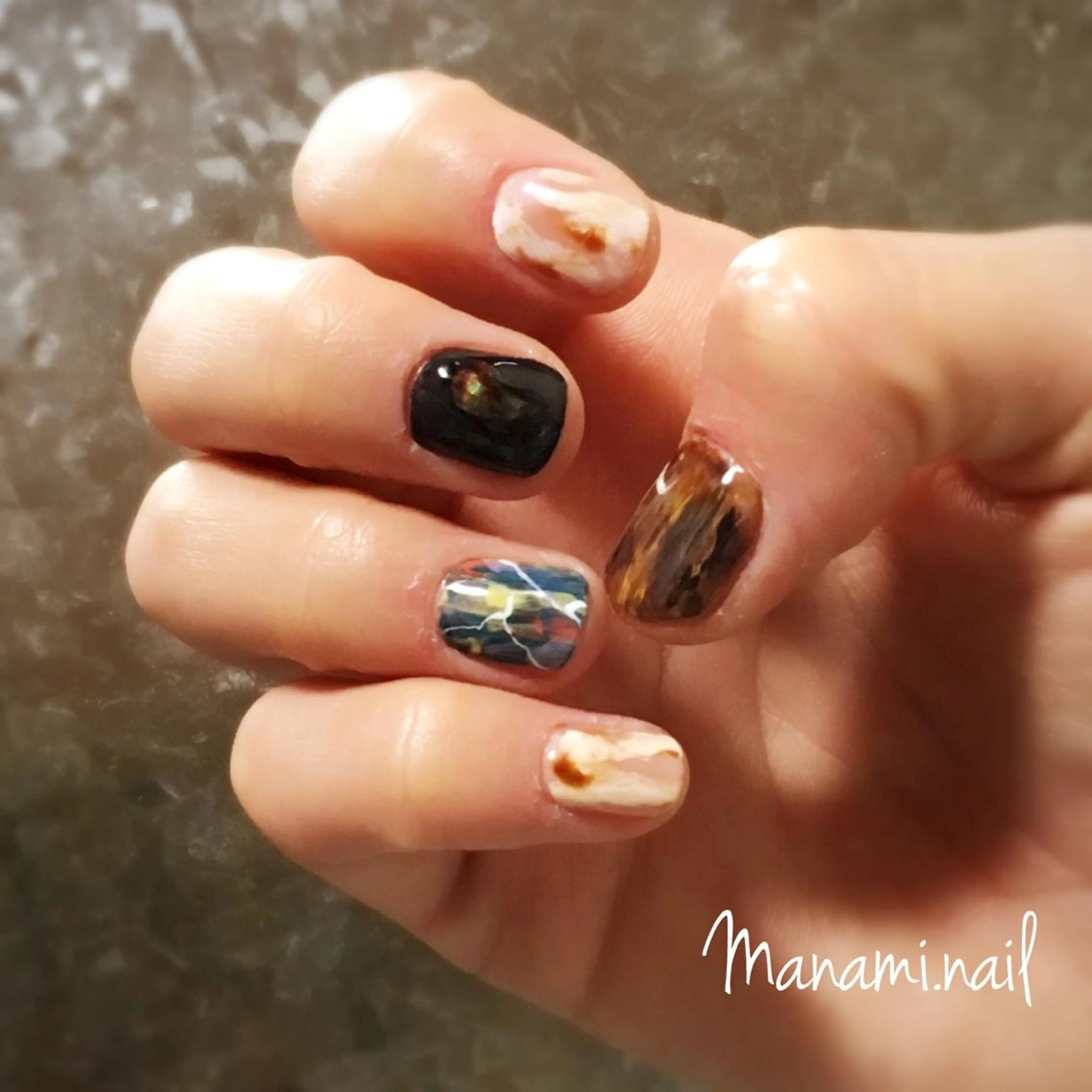ネイル Loom所属・hrd manamiのネイルデザイン