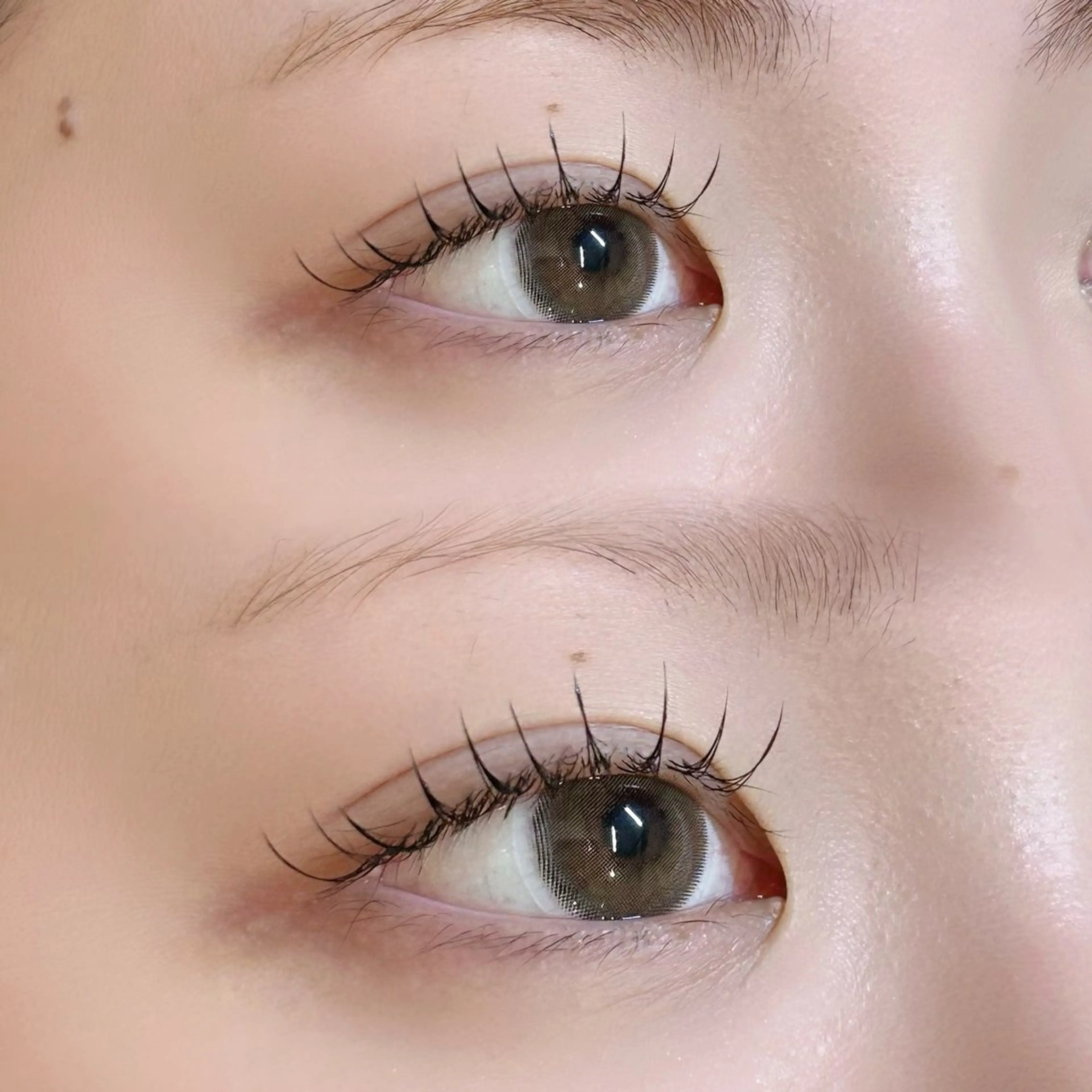 マツエク・マツパ フラットラッシュ ナチュラル eight eye aimuのマツエク・マツパデザイン
