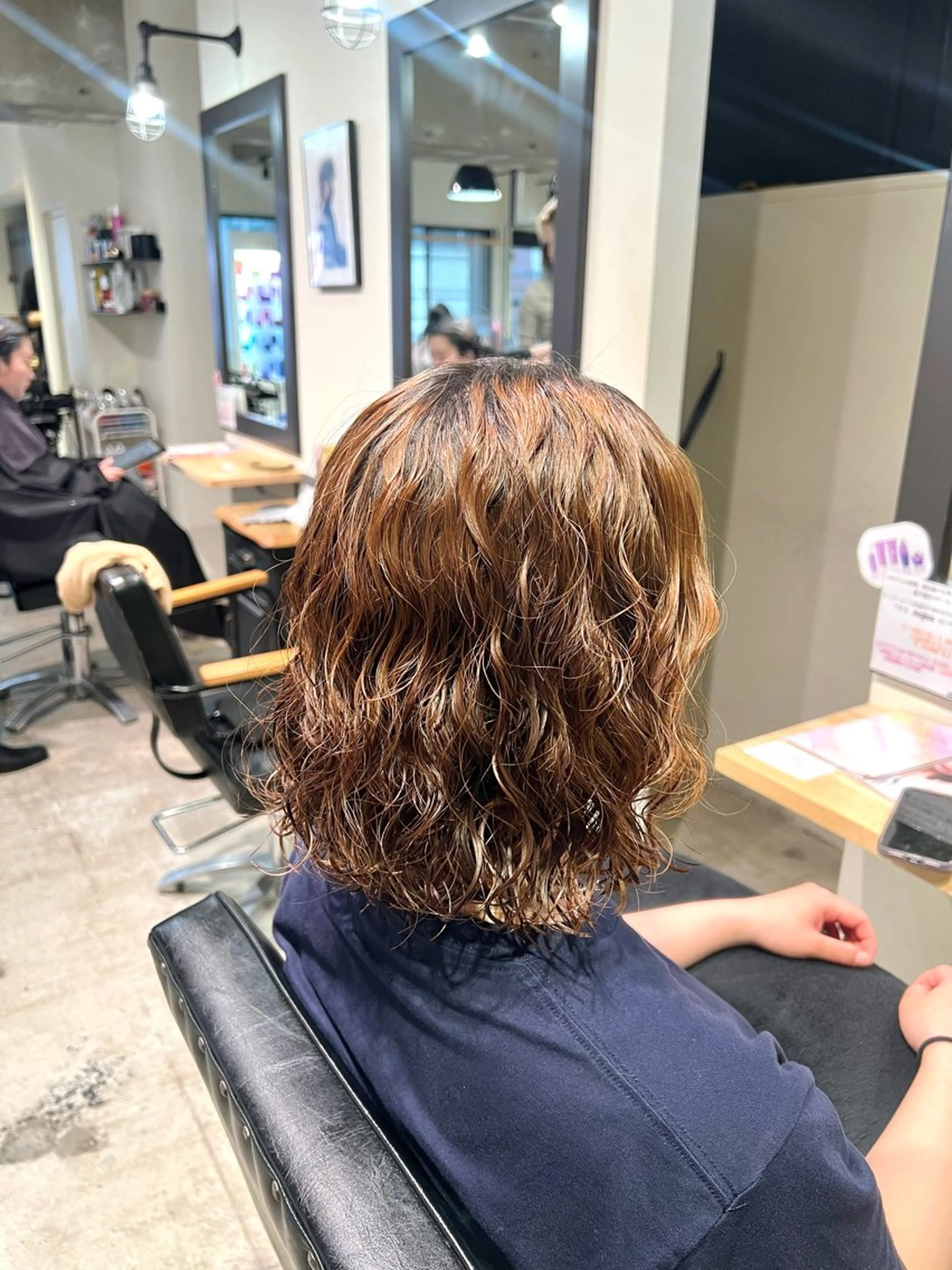 ショート パーマ ボブ カット パーマ トリートメント メンズ/ケアパーマ/ 毛流れ/木澤 航のヘアスタイル
