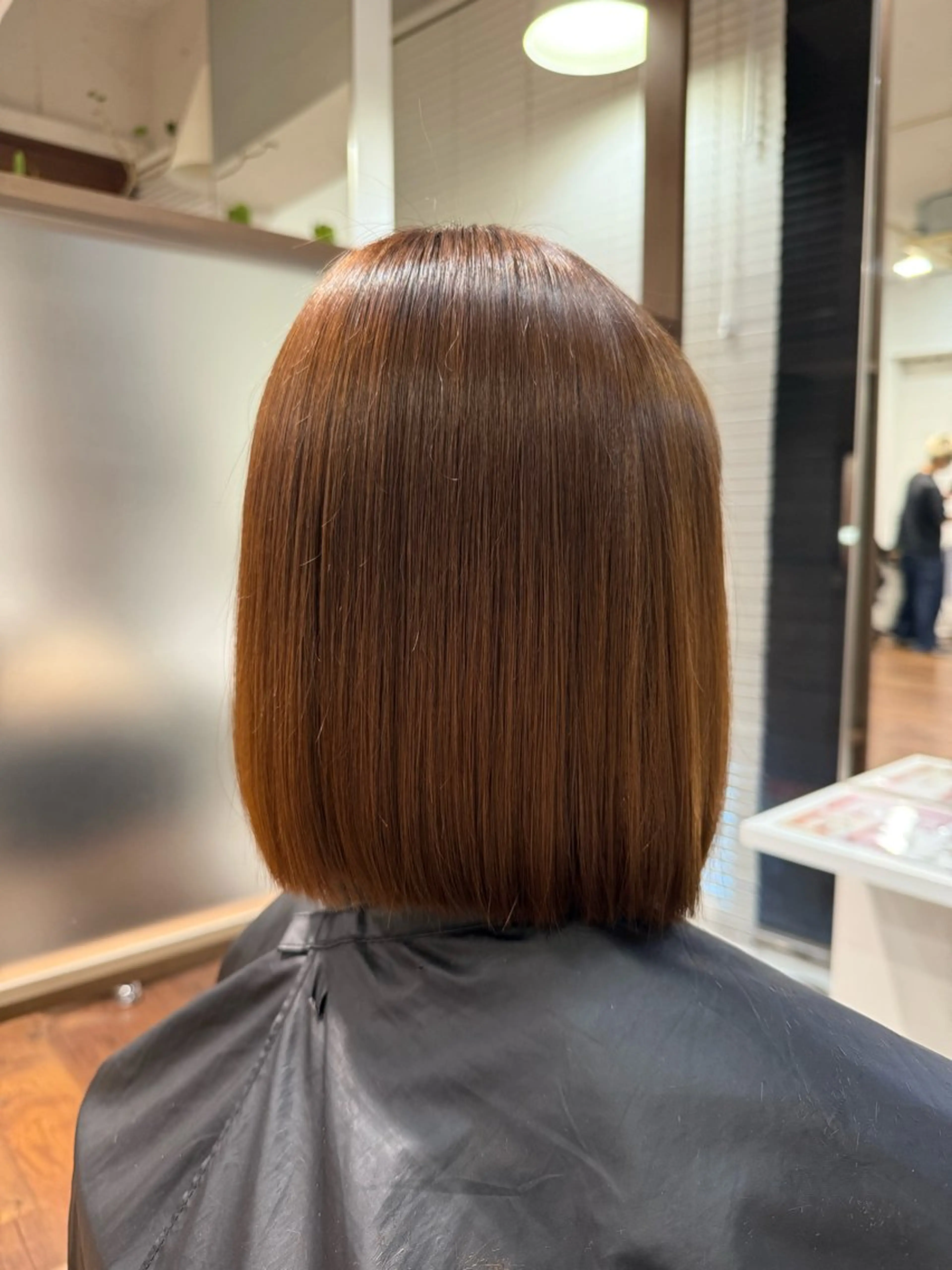 ミディアム 縮毛矯正 縮毛矯正 hair&make luxiel所属・縮毛矯正急募 /葛西/ Rikiのヘアスタイル