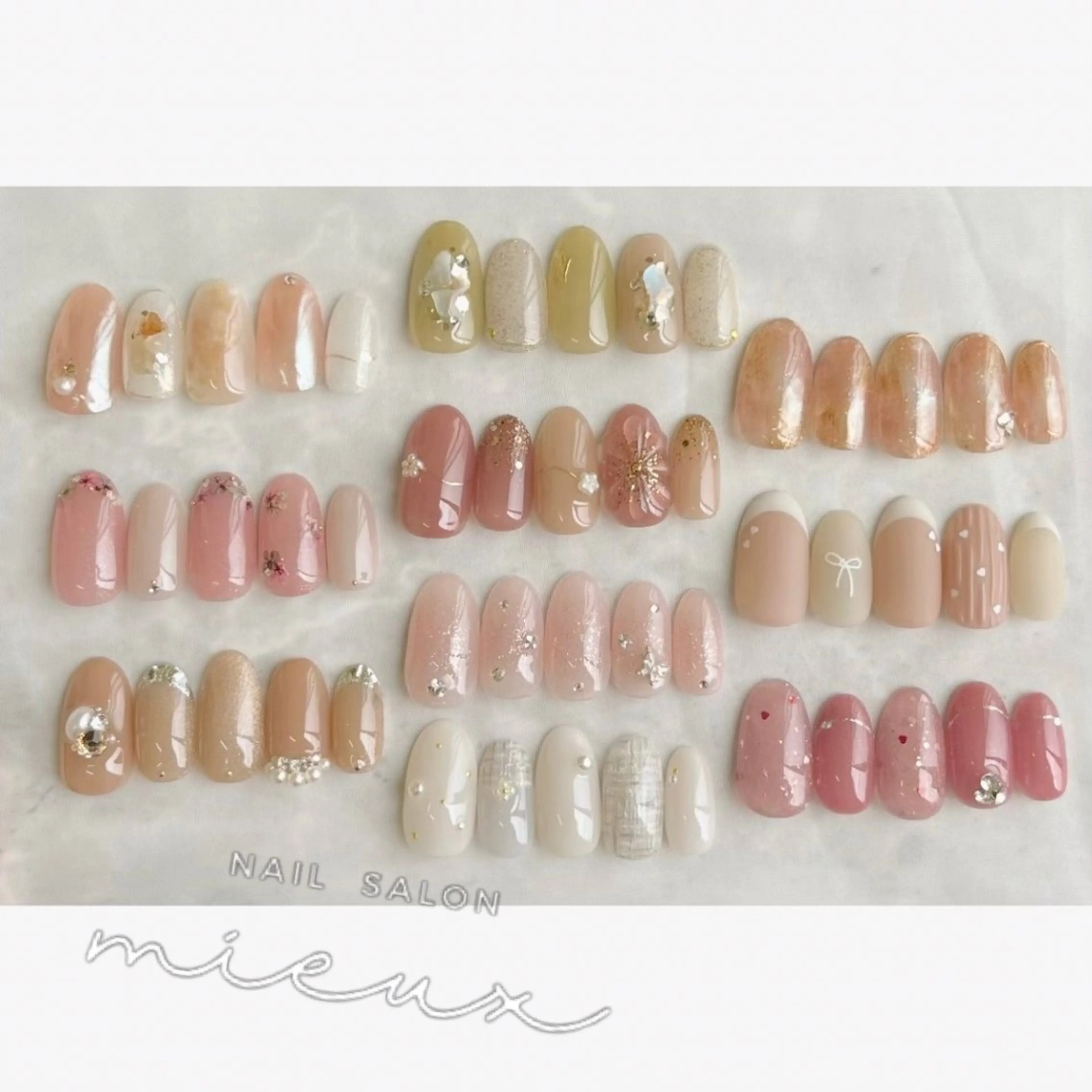 ネイル ハンドネイル mieux ariiiのネイルデザイン