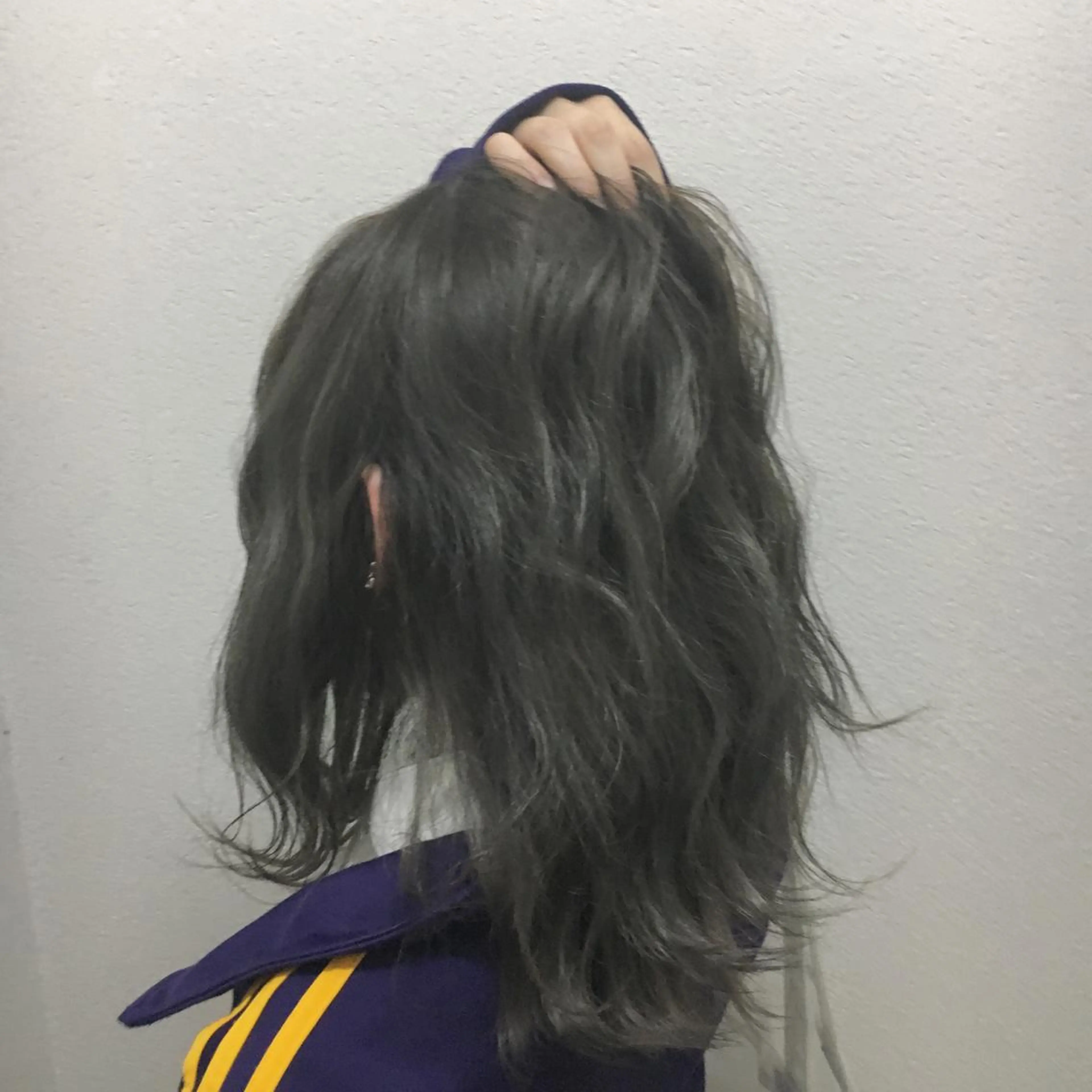 ミディアム カラー グレージュ JIL BLAN 京都のヘアスタイル