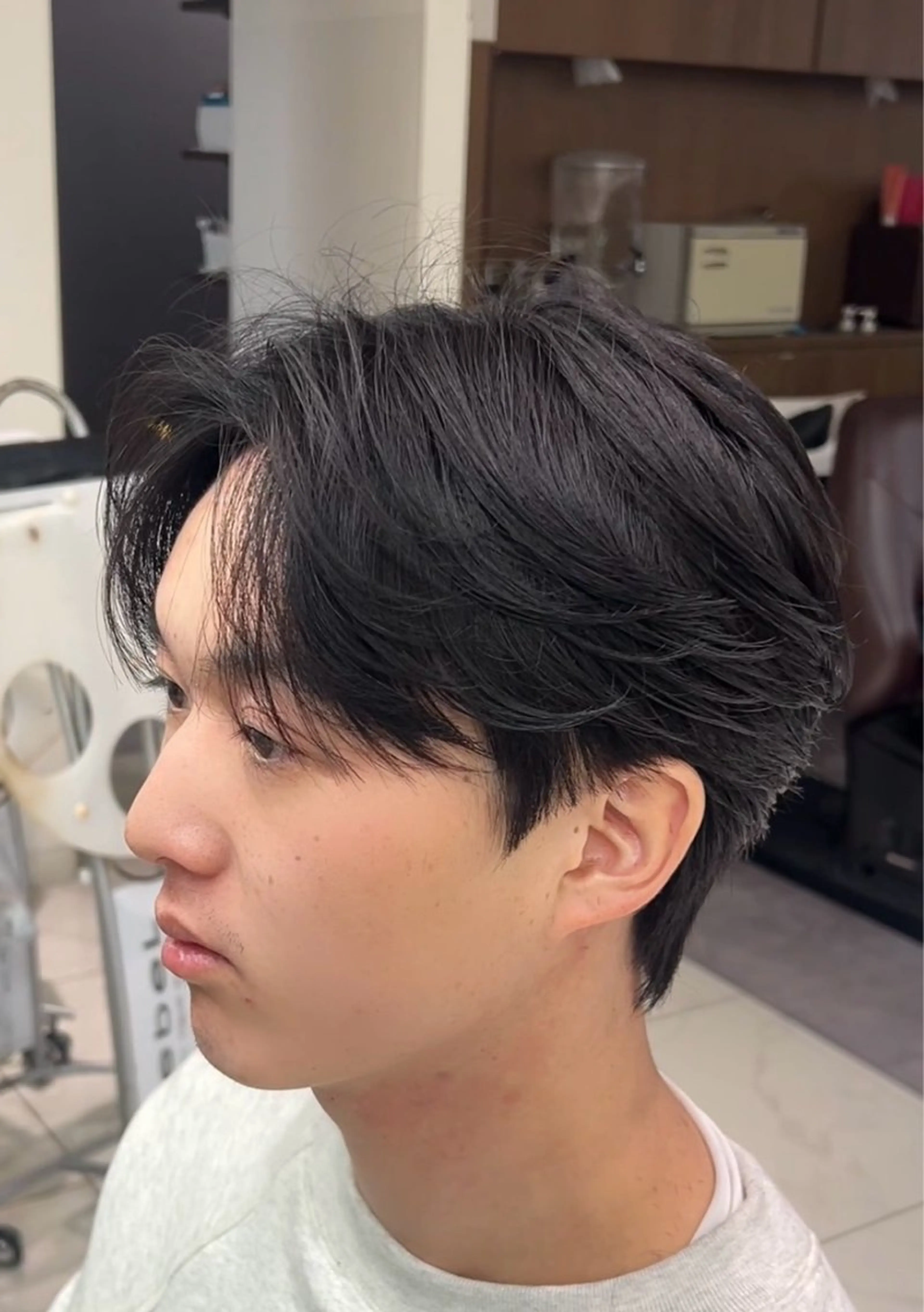 ミディアム パーマ メンズ カット ♠️メンズ特化／ 社 由樹♠️のヘアスタイル
