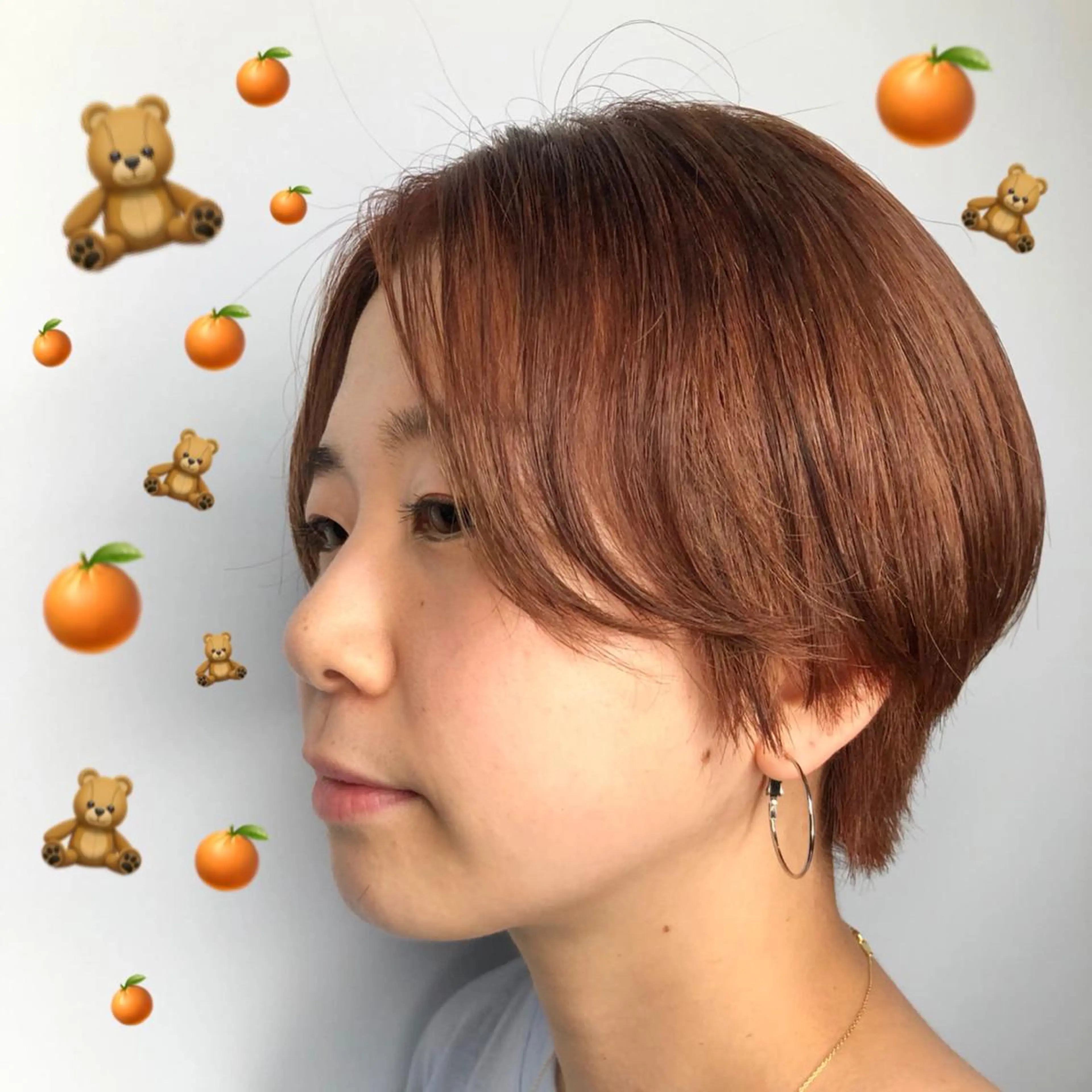 ショート カラー ヘアカラー トリートメント 🍊🍊COコ かぢあおい🍊🍊のヘアスタイル