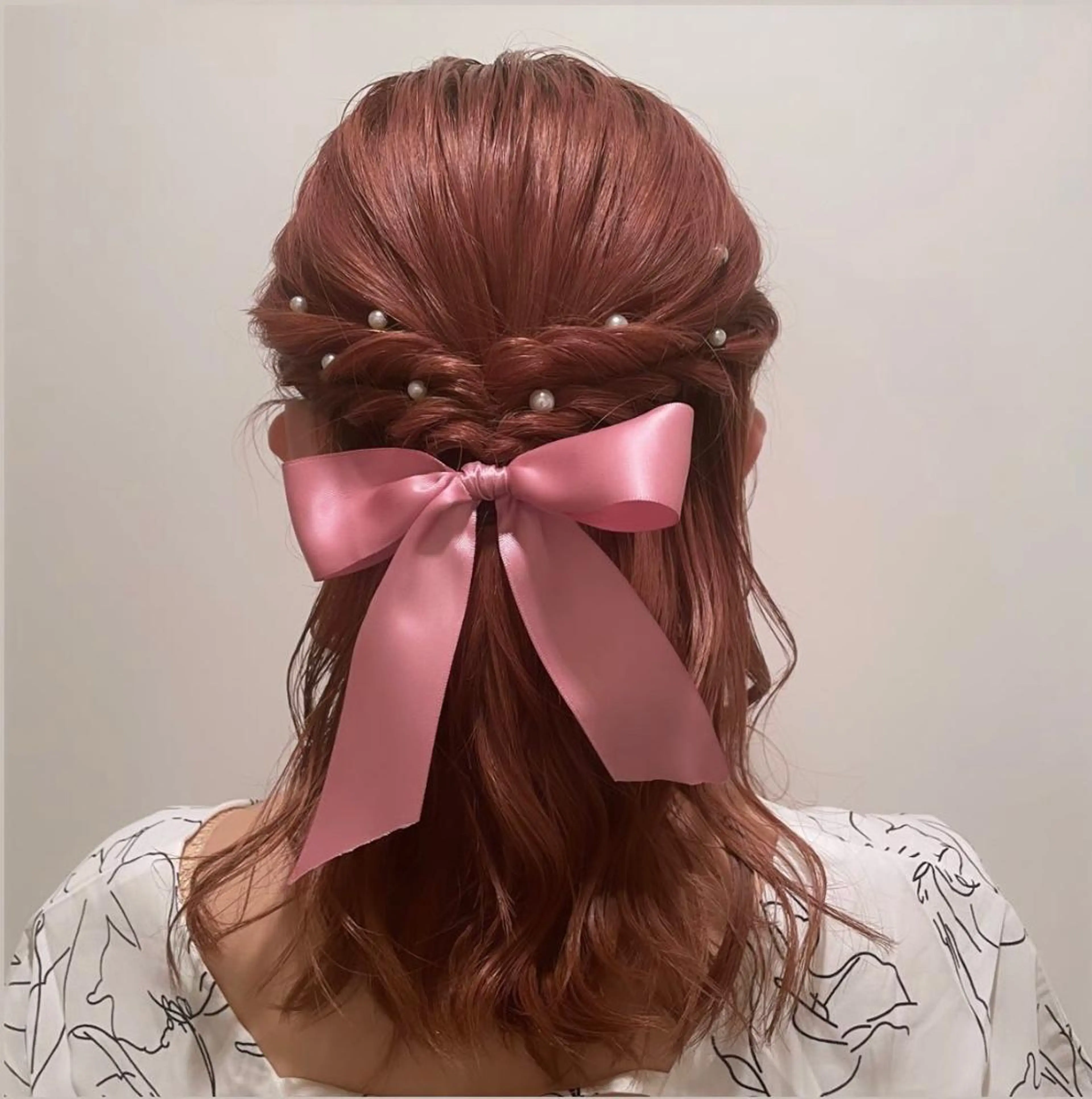 セミロング ヘアアレンジ ヘアセット T Ayaのヘアスタイル