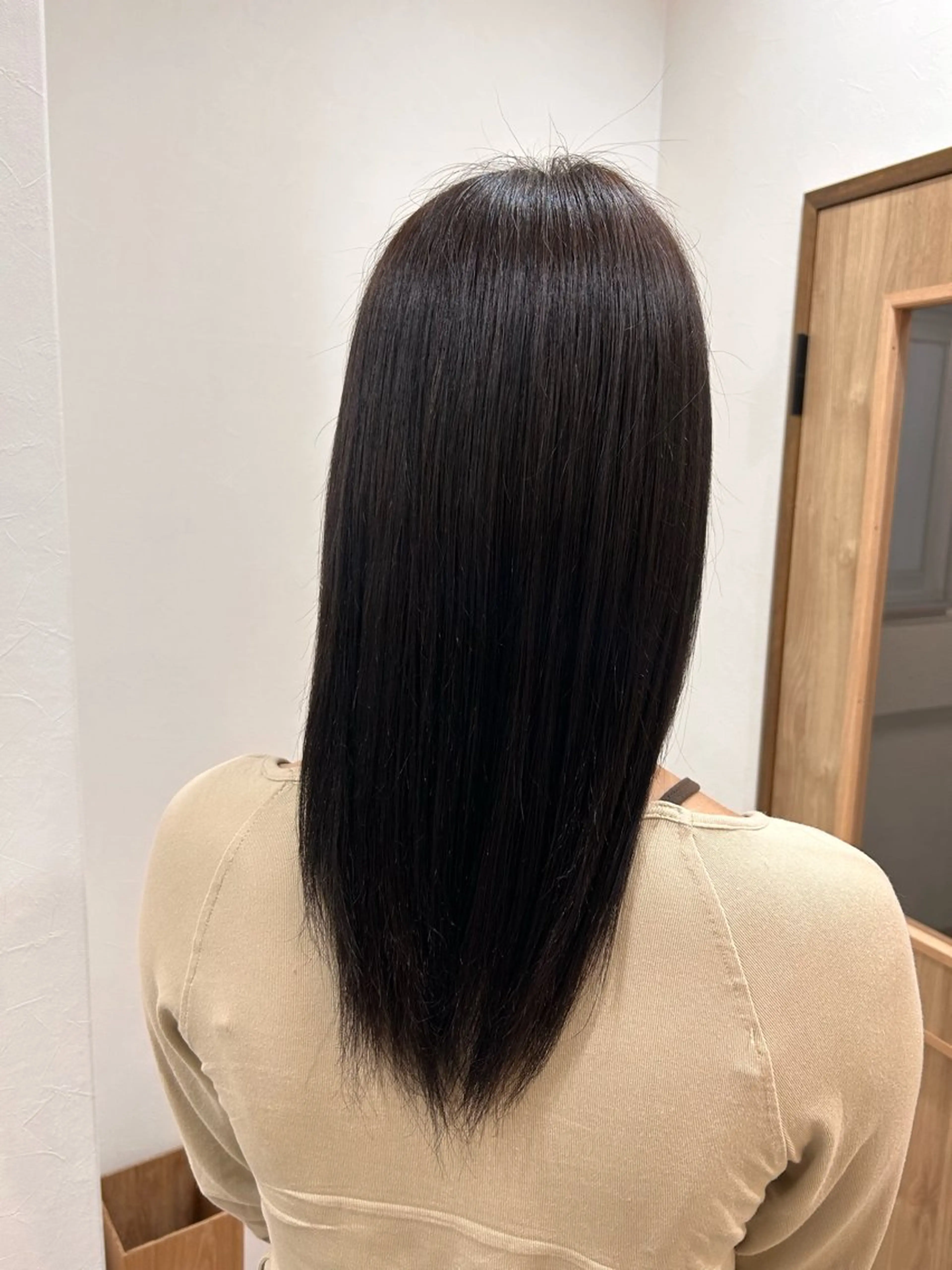セミロング 縮毛矯正 🤍garden🤍 keiのヘアスタイル