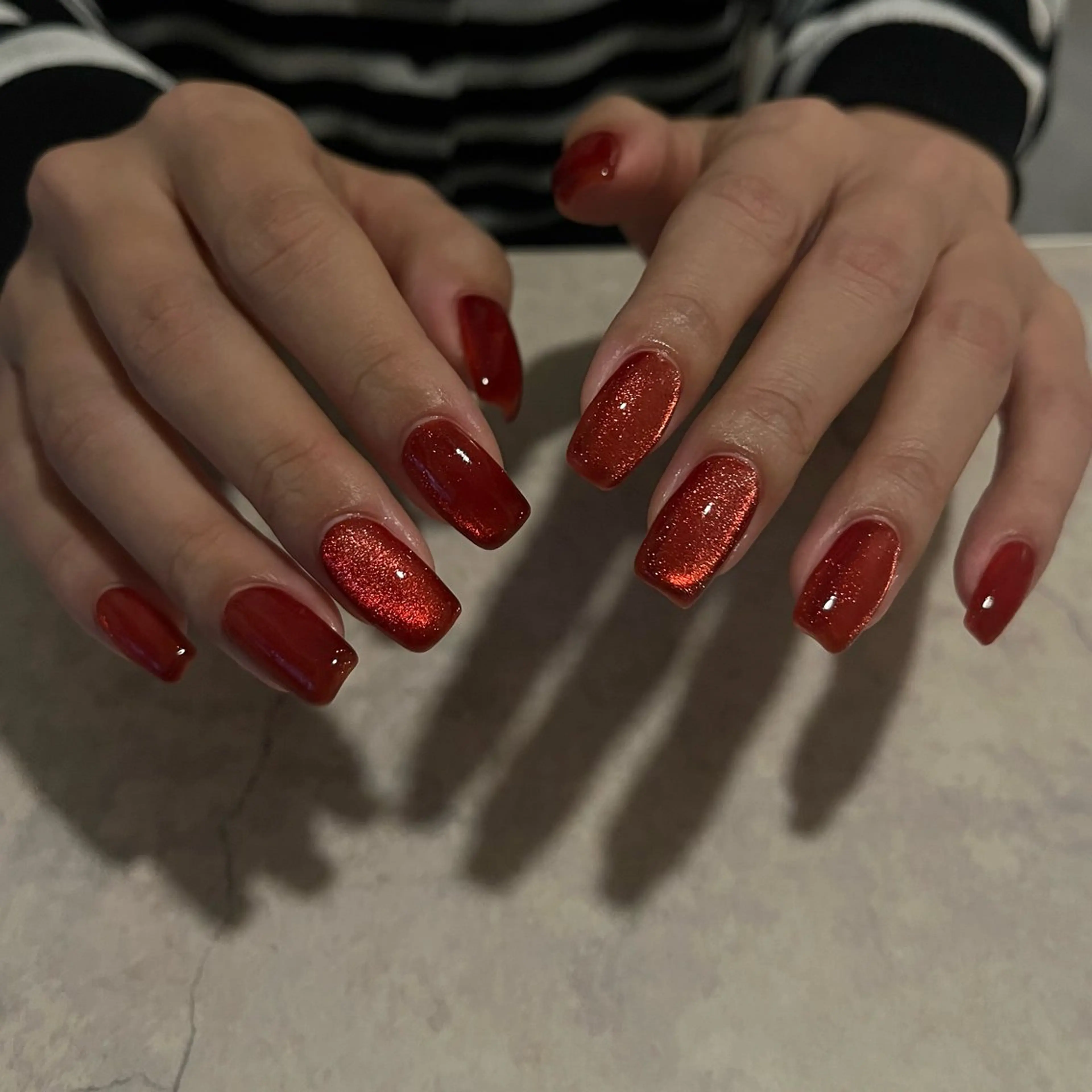 ネイル クリスマス ハンドネイル nail salon O (en)所属・vegh. nail／阿波座のネイルデザイン