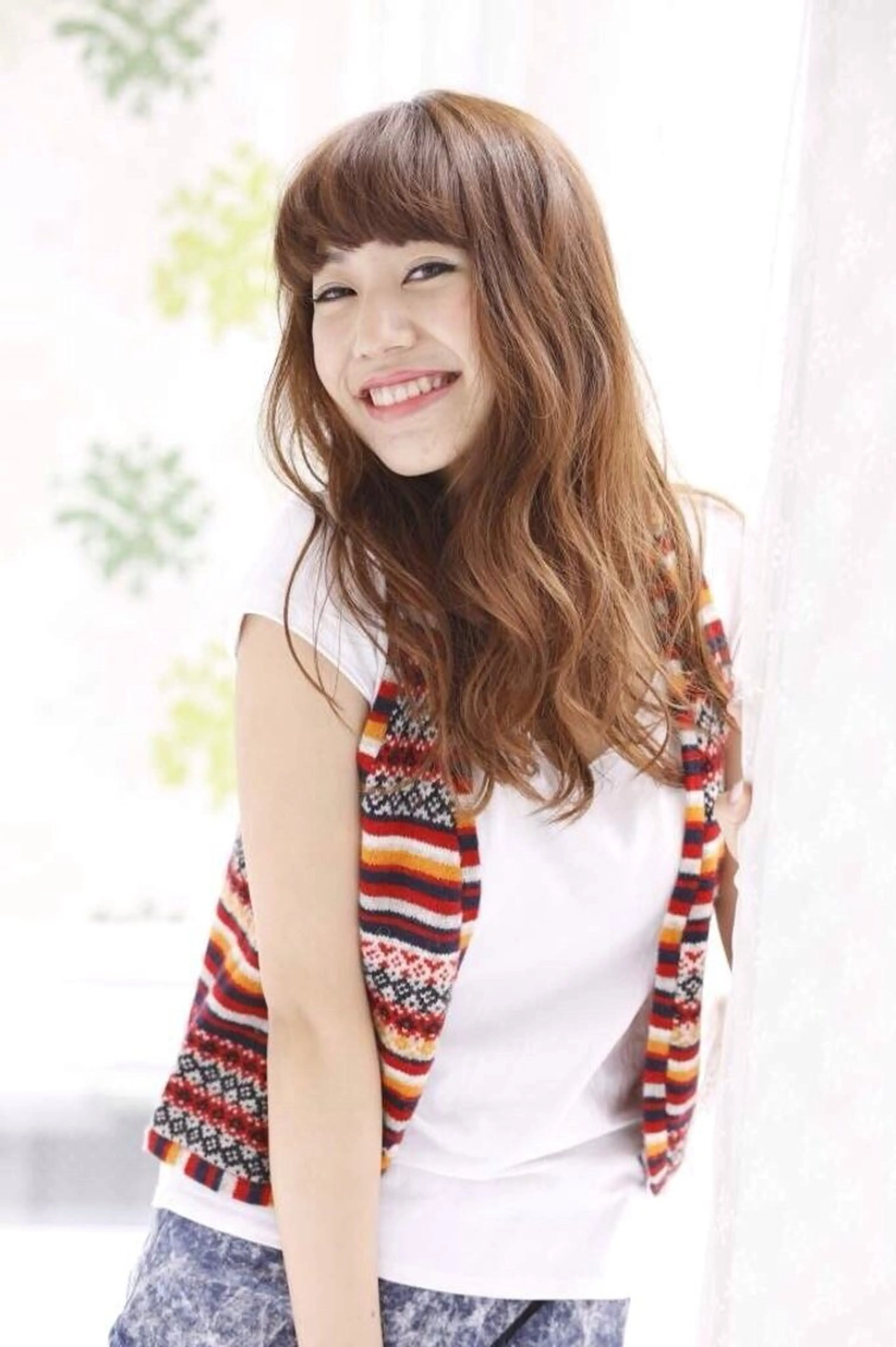 セミロング カット ヘアカラー I'm annex sala 南草津店所属・髪質改善/たにざわ しんごう≫南草津のヘアスタイル